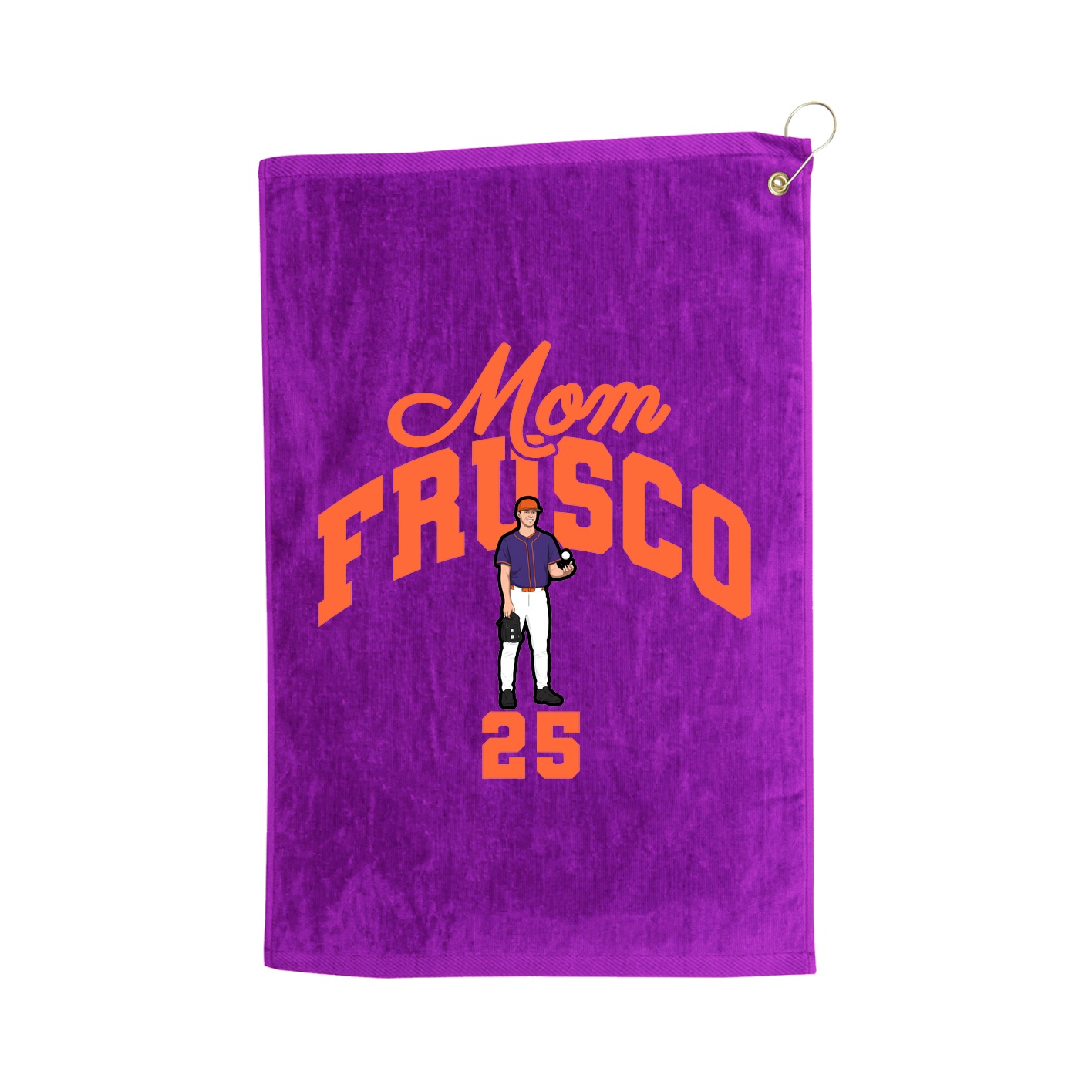 Golf Towel — Mothers Day Arch in Purple
