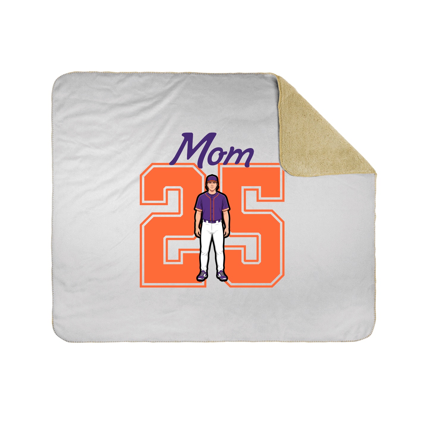 Throw Blanket — Mothers Day Shirsey in White