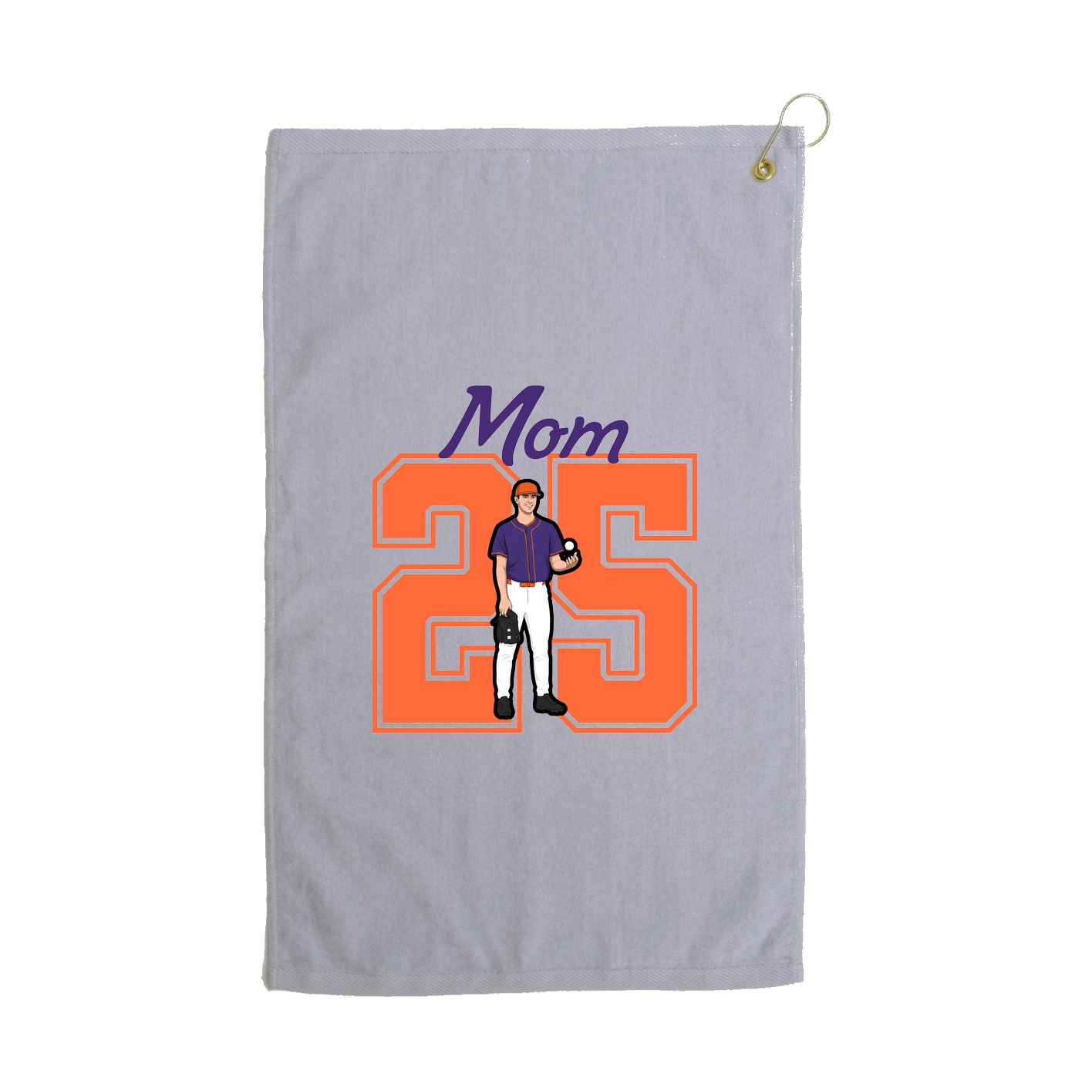 Golf Towel — Mothers Day Shirsey in Grey