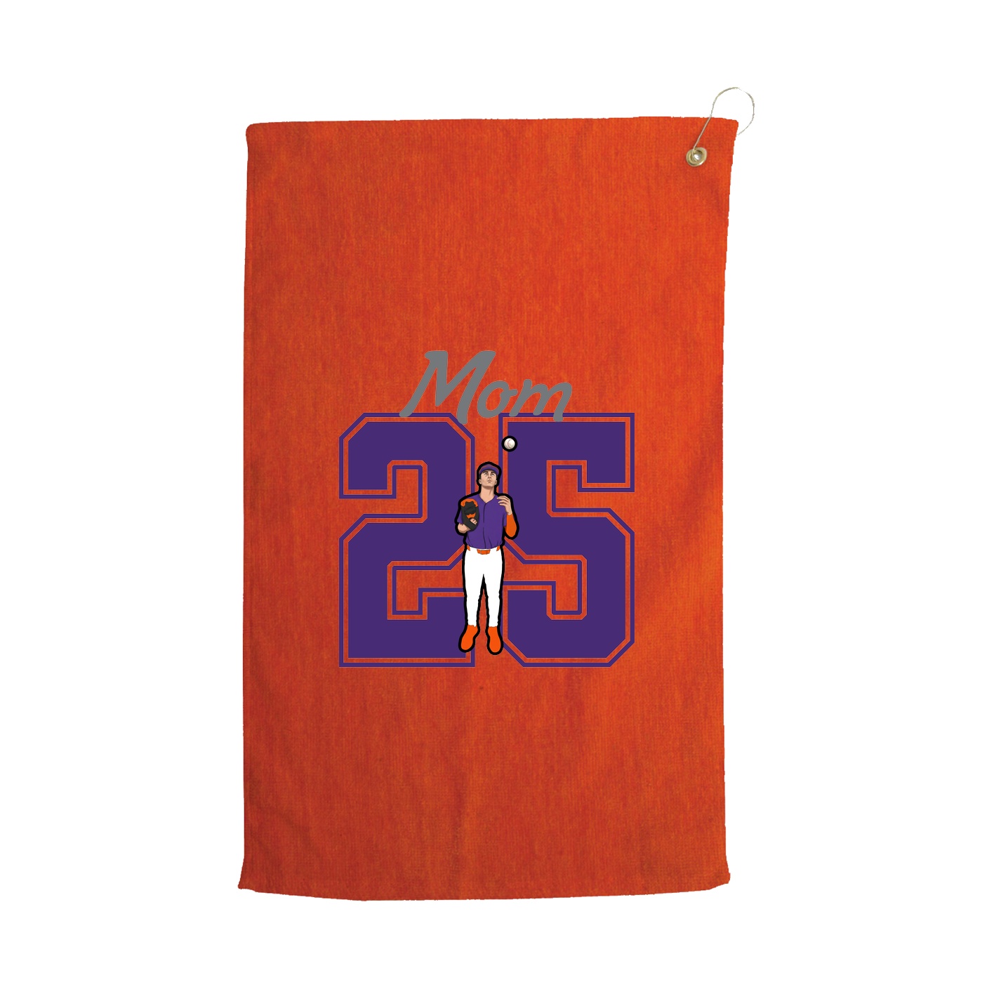 Golf Towel — Mothers Day Shirsey in Orange