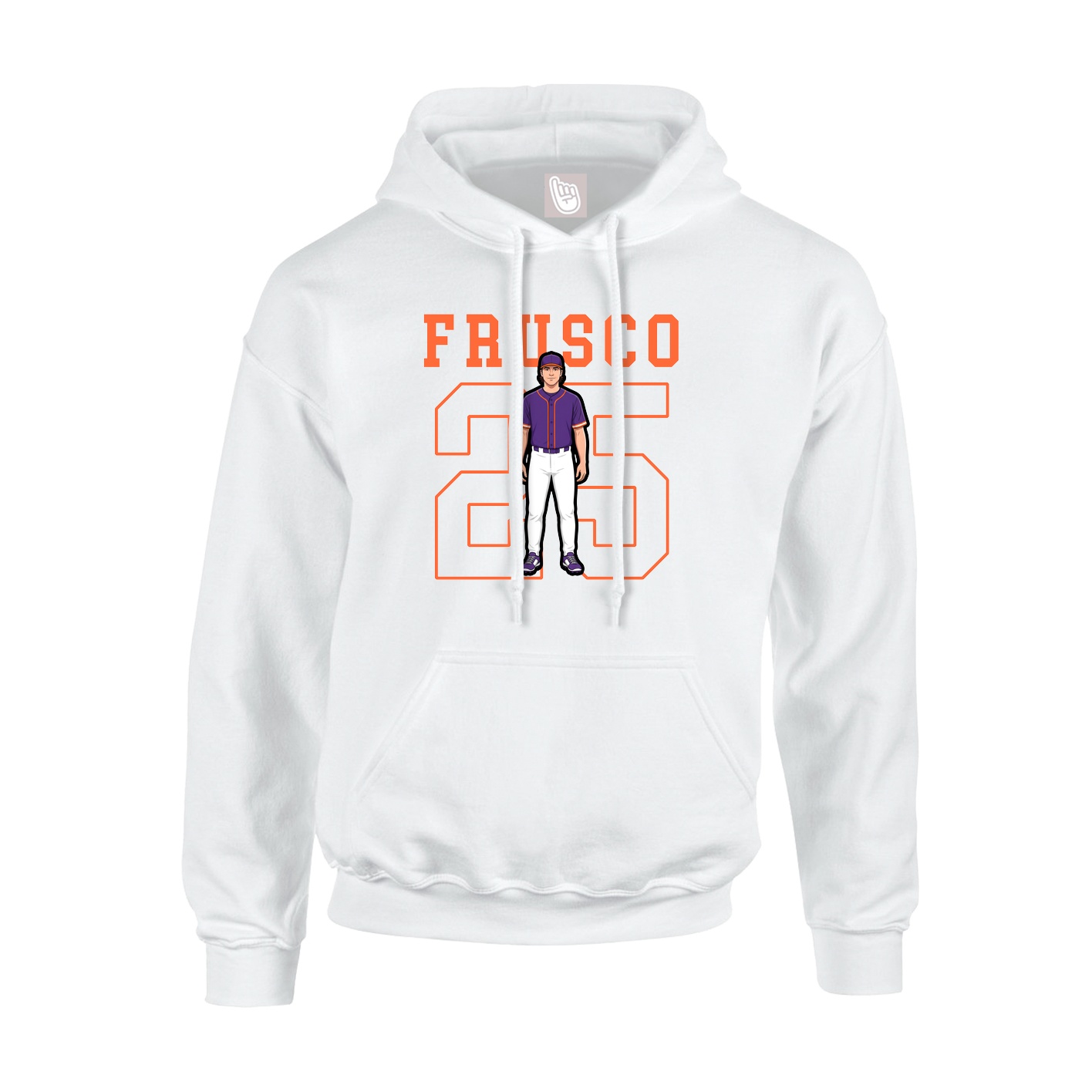 Hoodie — Shirsey in White