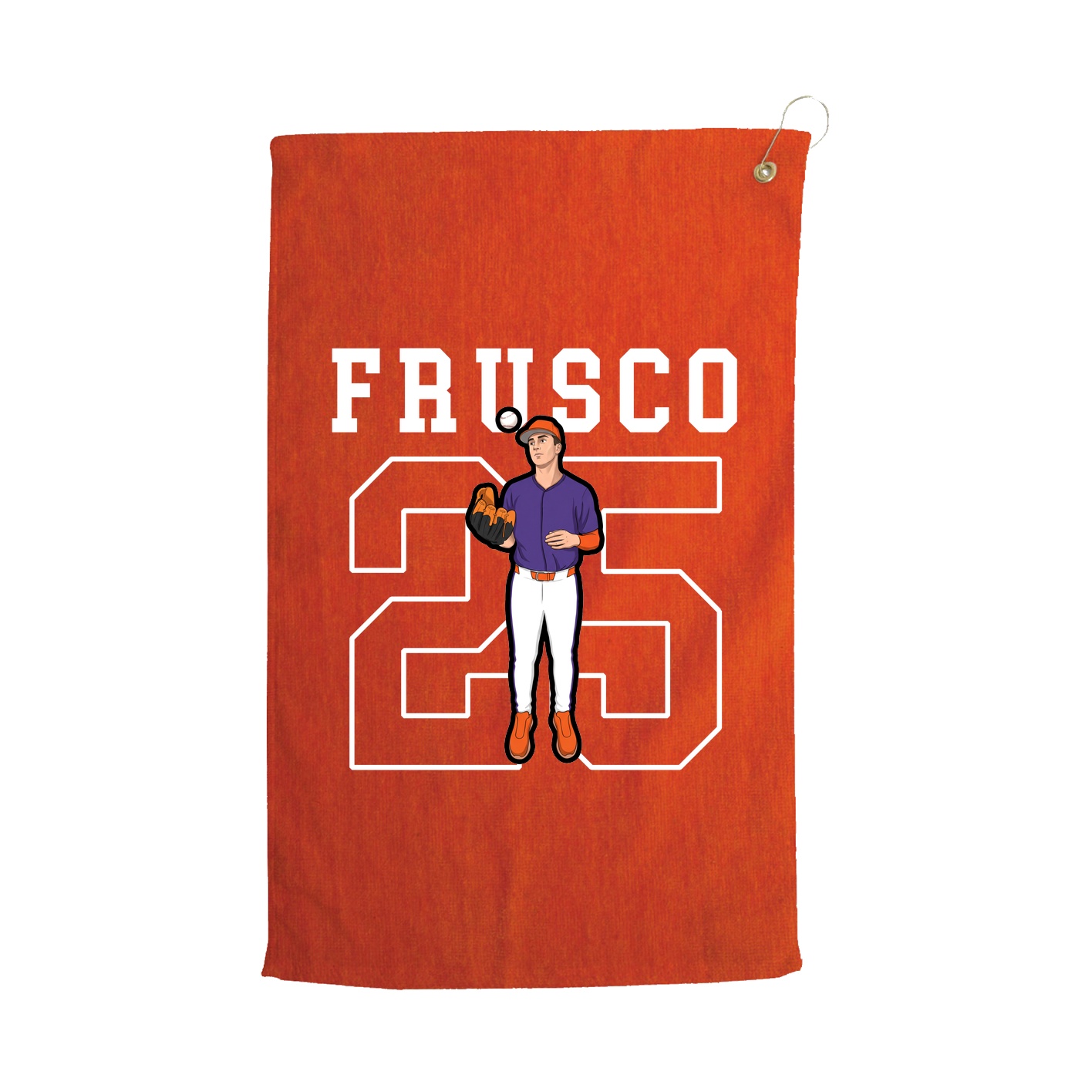 Golf Towel — Shirsey in Orange
