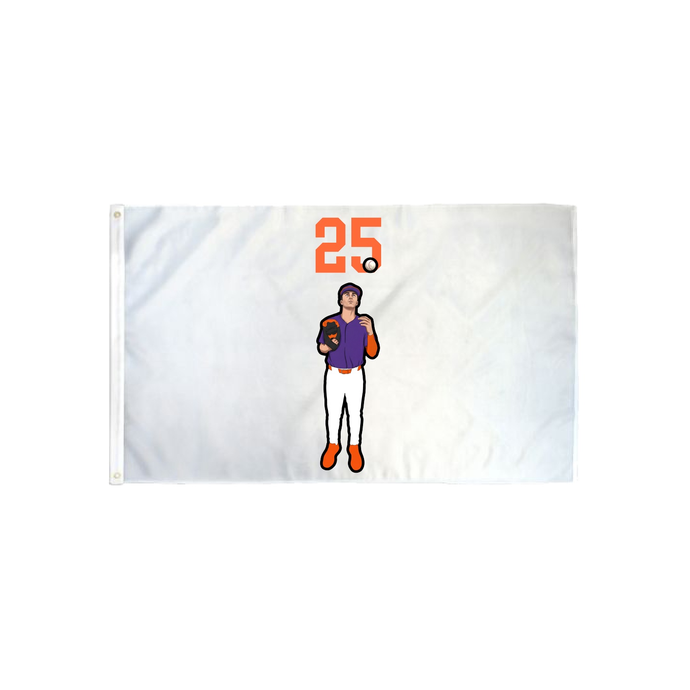 3x5 Flag — Number Top in Classic