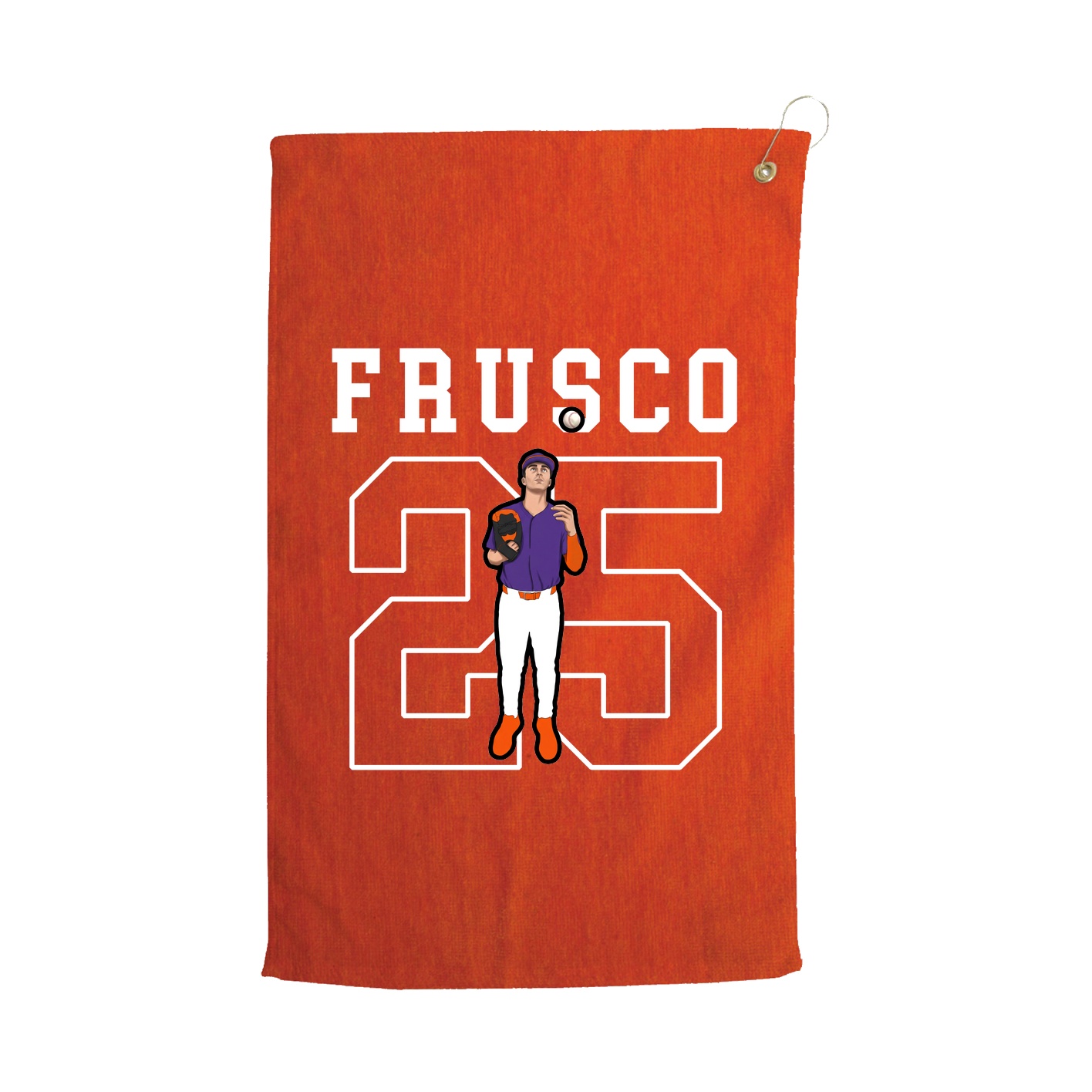 Golf Towel — Shirsey in Orange