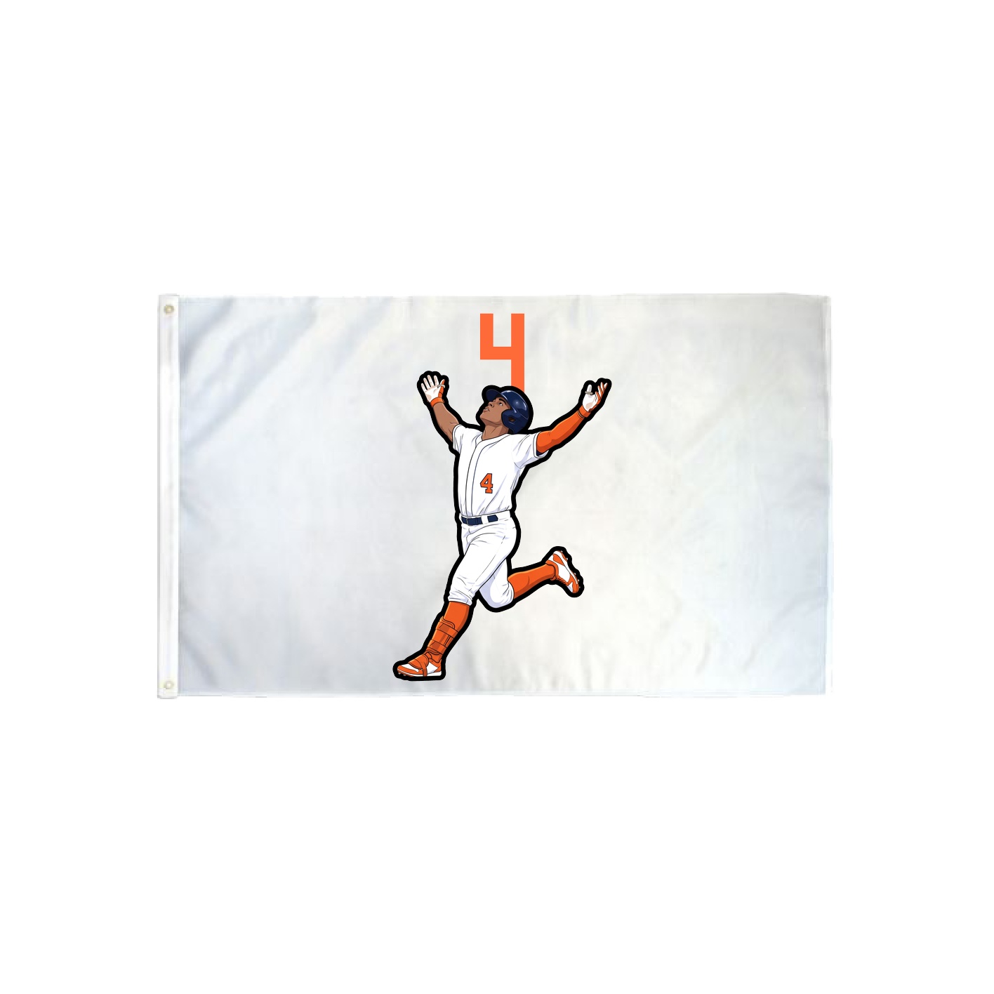 3x5 Flag — Number Top in Classic