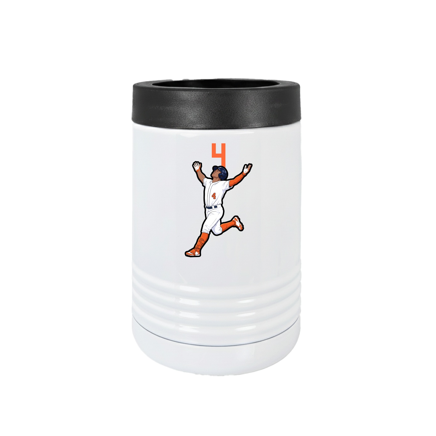 Beverage Holder — Number Top in White