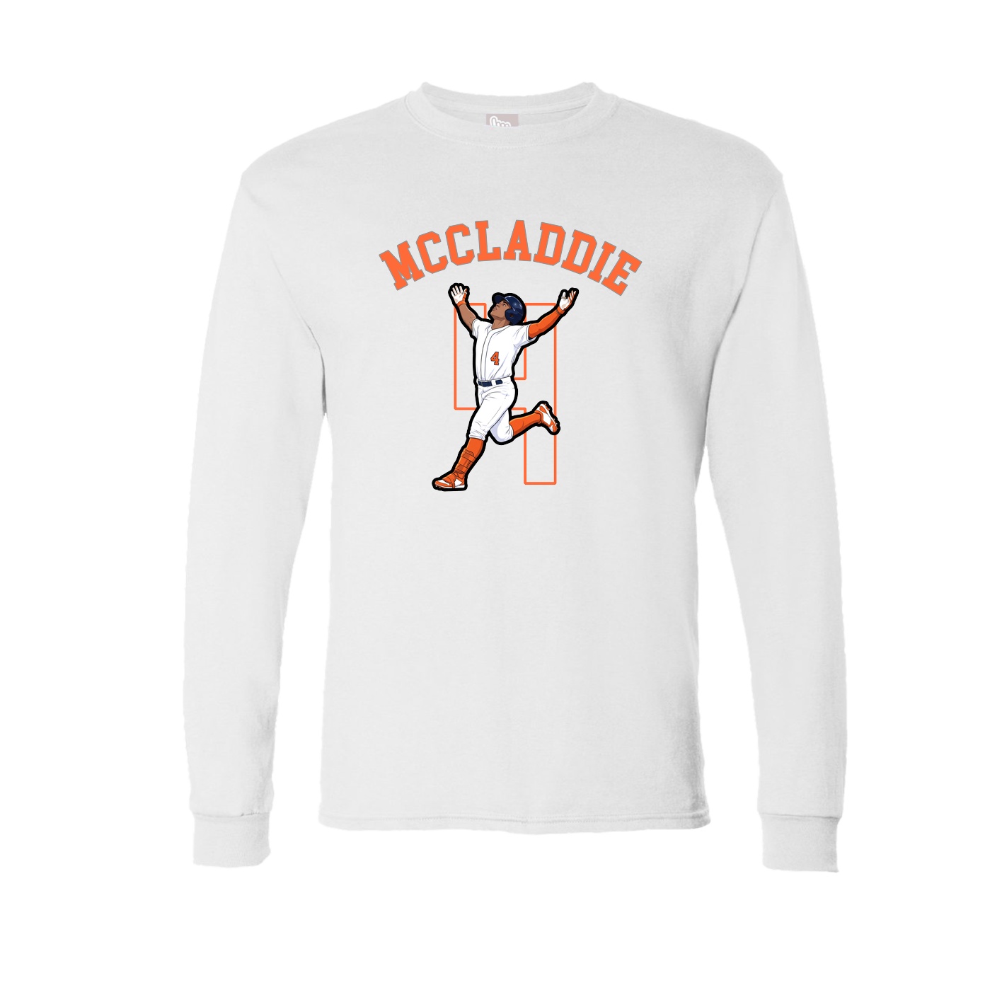 Long Sleeve Tee — Shirsey Arch in White
