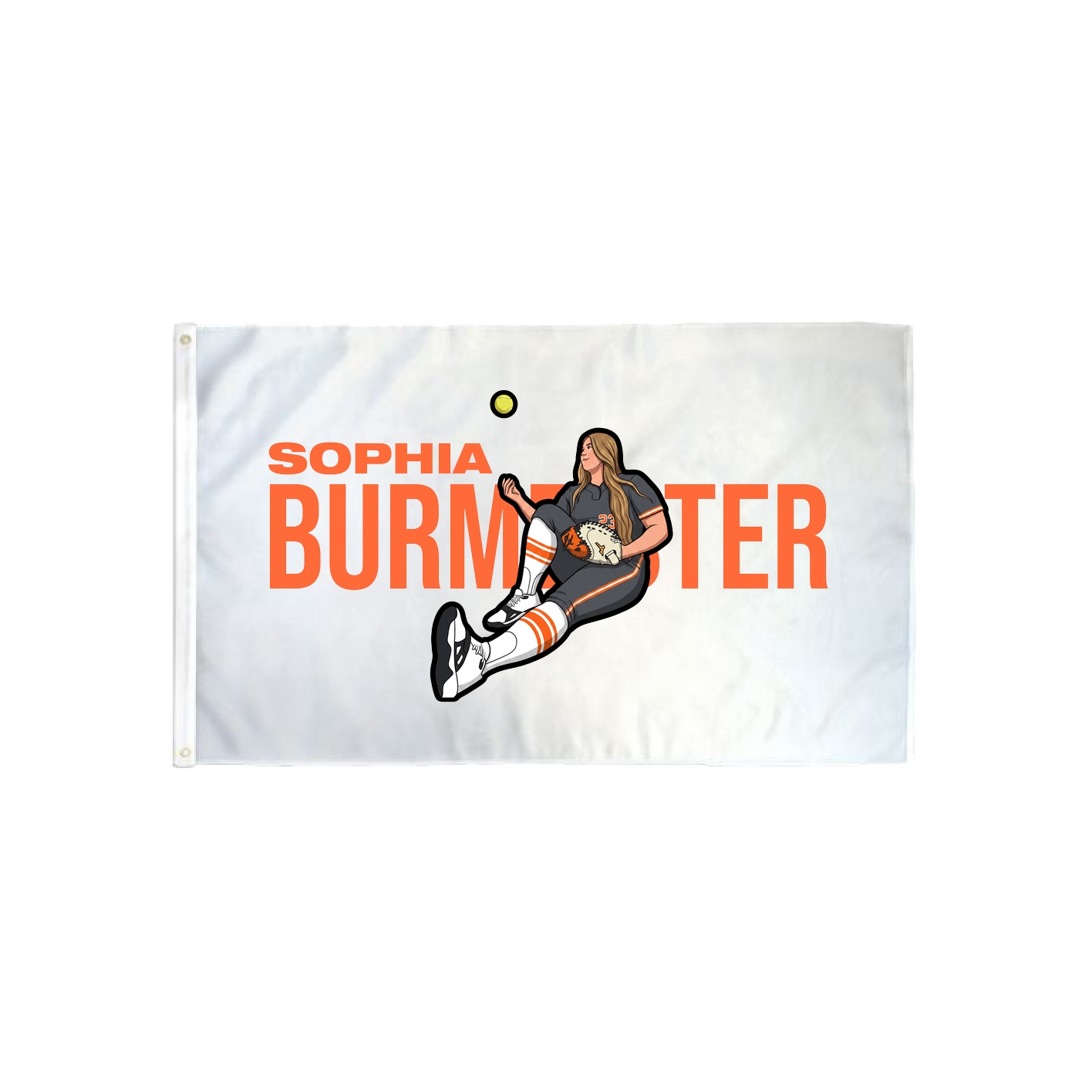 3x5 Flag — Player Name in Classic
