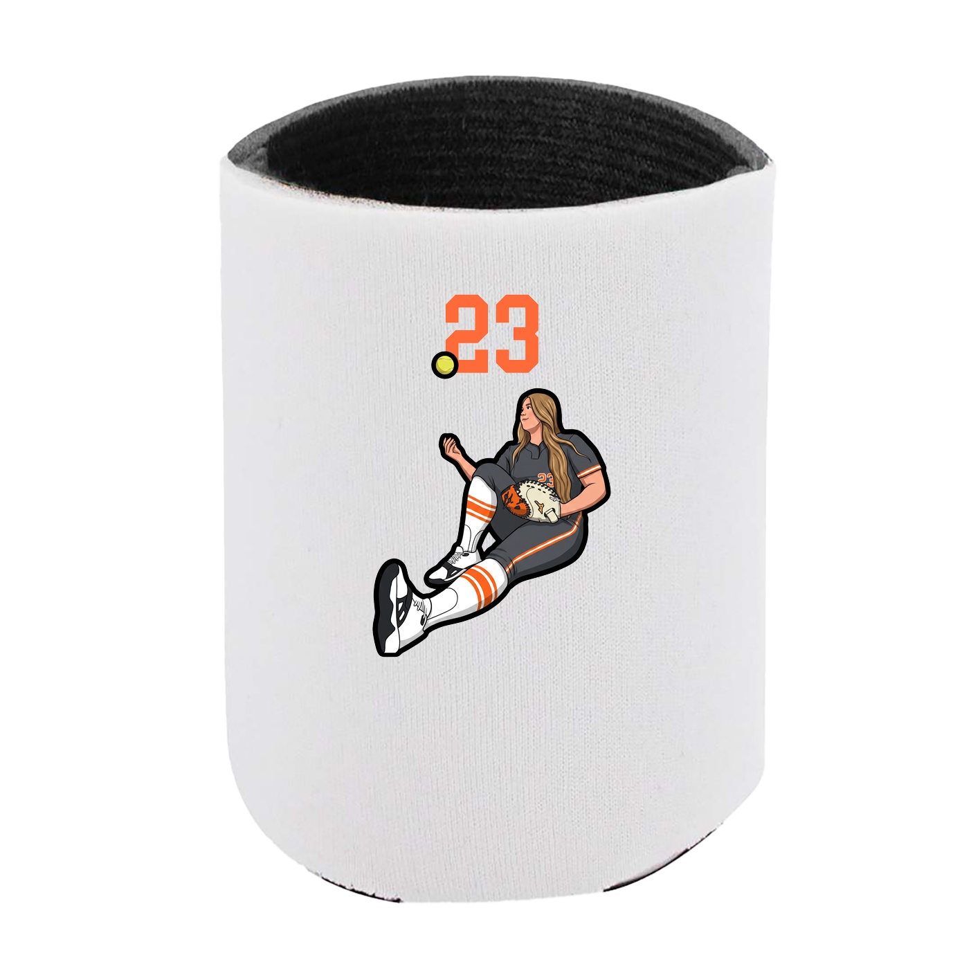Can Holder — Number Top in White
