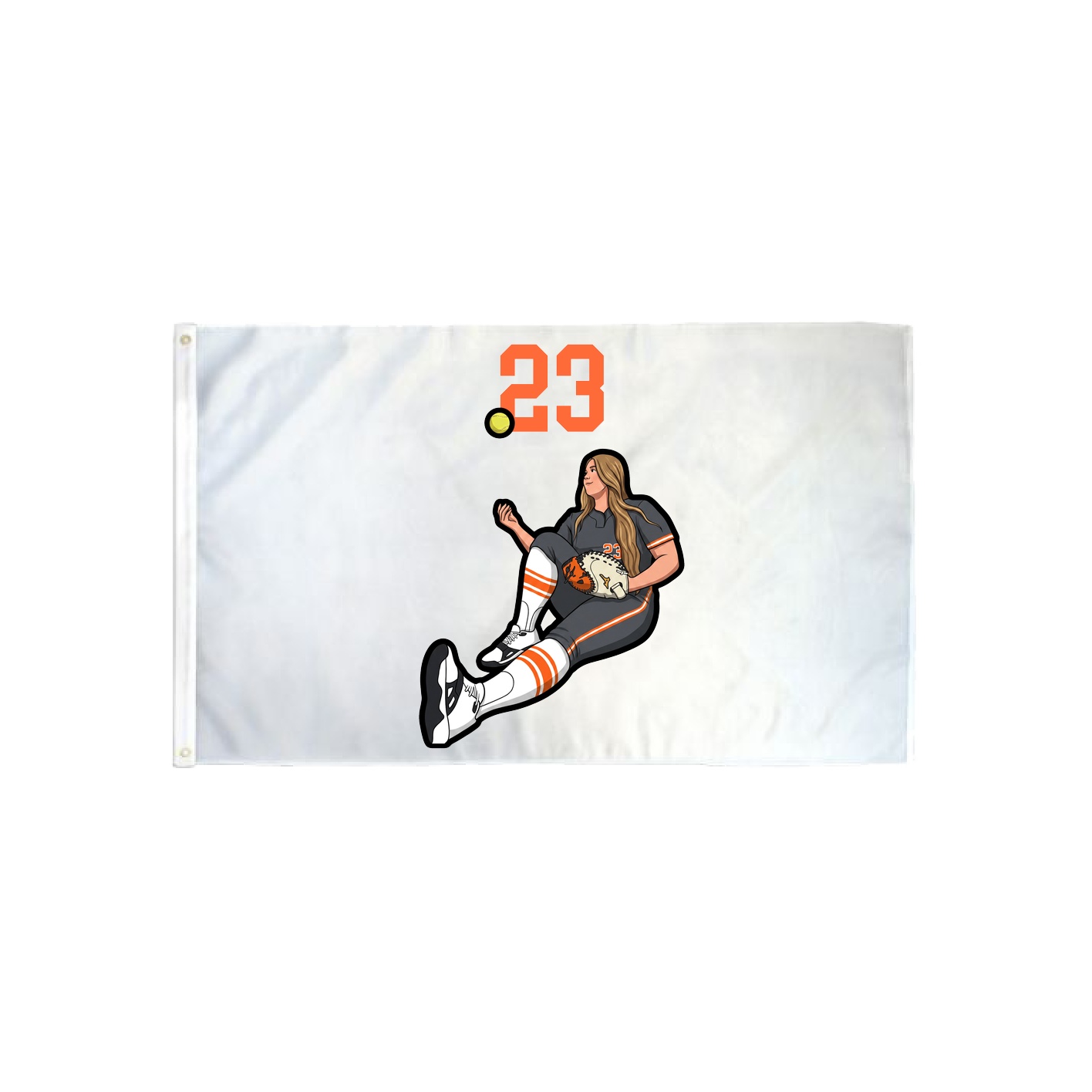 3x5 Flag — Number Top in Classic