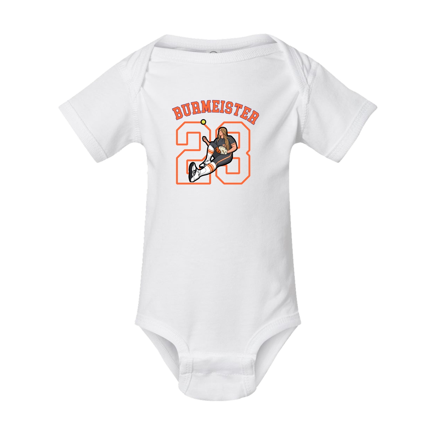 Baby Onesie — Shirsey Arch in White