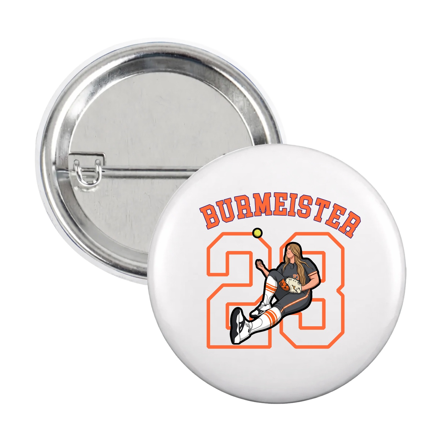 Game Day Button — Shirsey Arch in White
