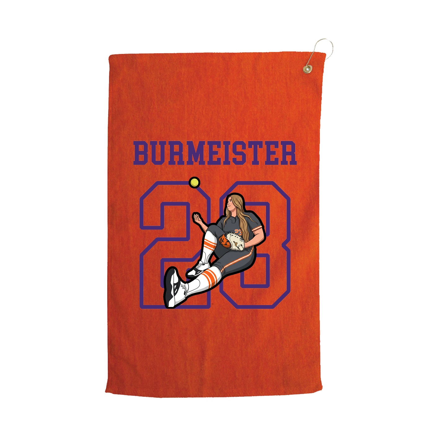 Golf Towel — Shirsey in Orange