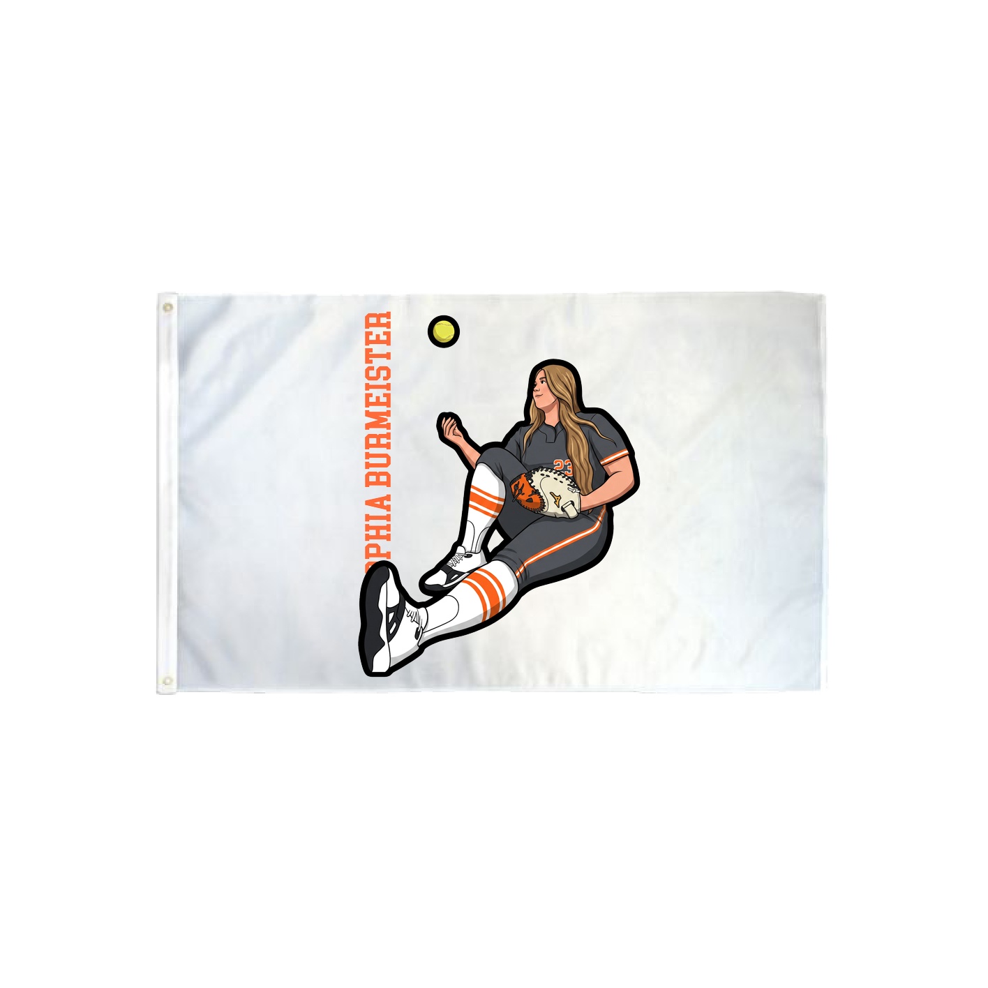 3x5 Flag — Name Vertical in Classic