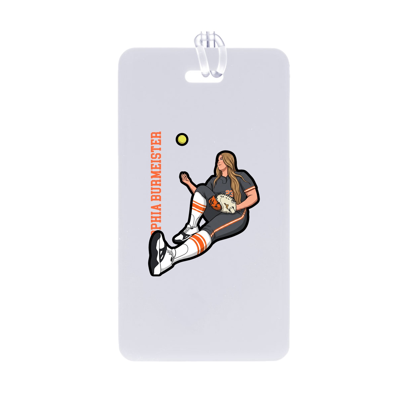 Bag Tag — Name Vertical in Classic
