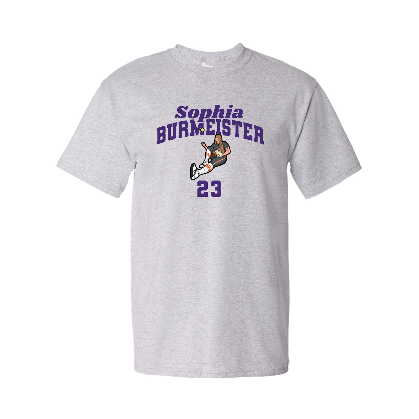 Youth Tee — Signature Arch in Grey