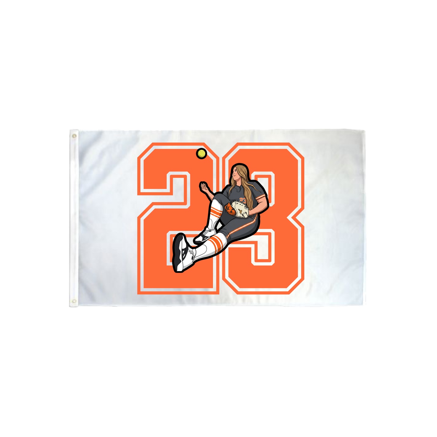 3x5 Flag — Number in Classic