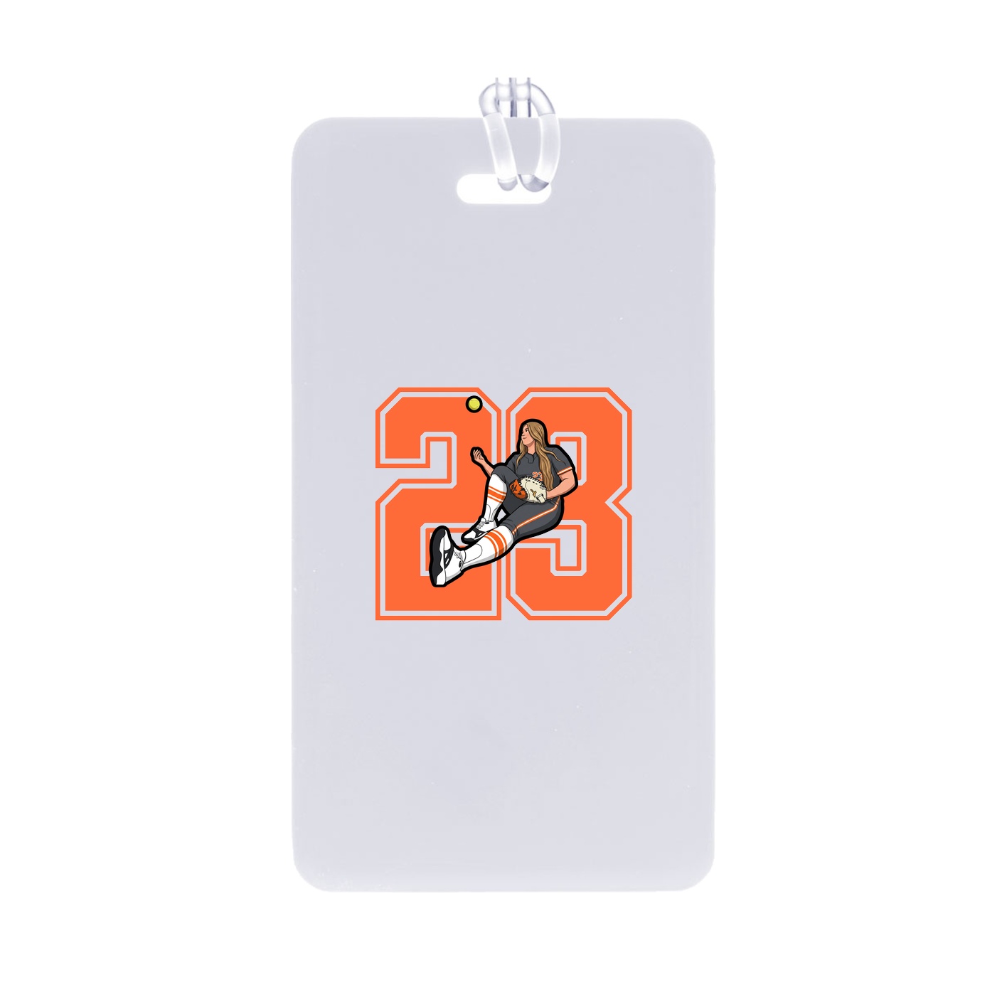Bag Tag — Number in Classic