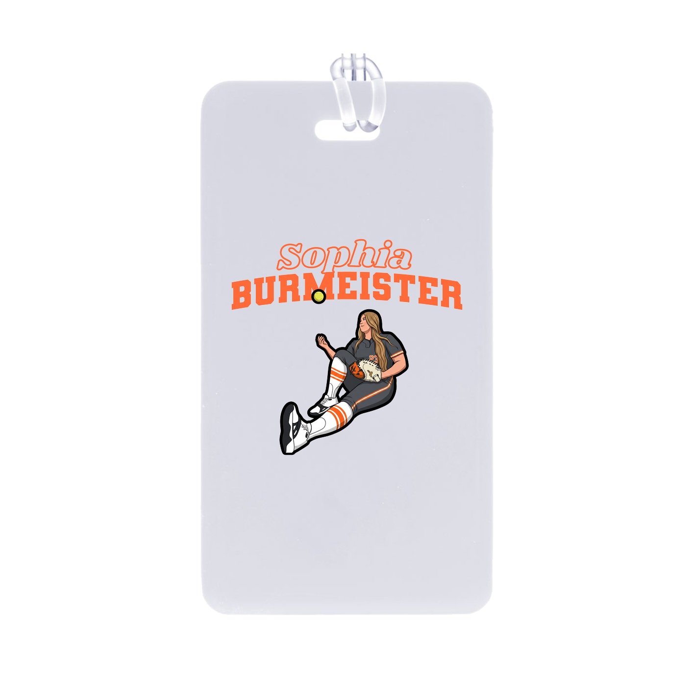 Bag Tag — Name Arch in Classic