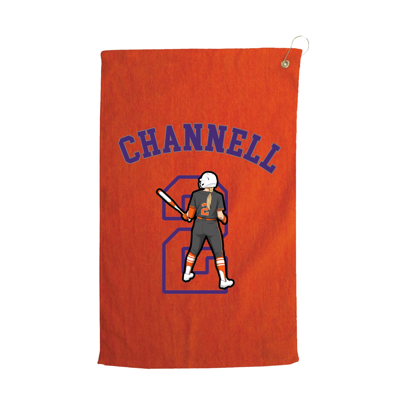 Golf Towel — Shirsey Arch in Orange