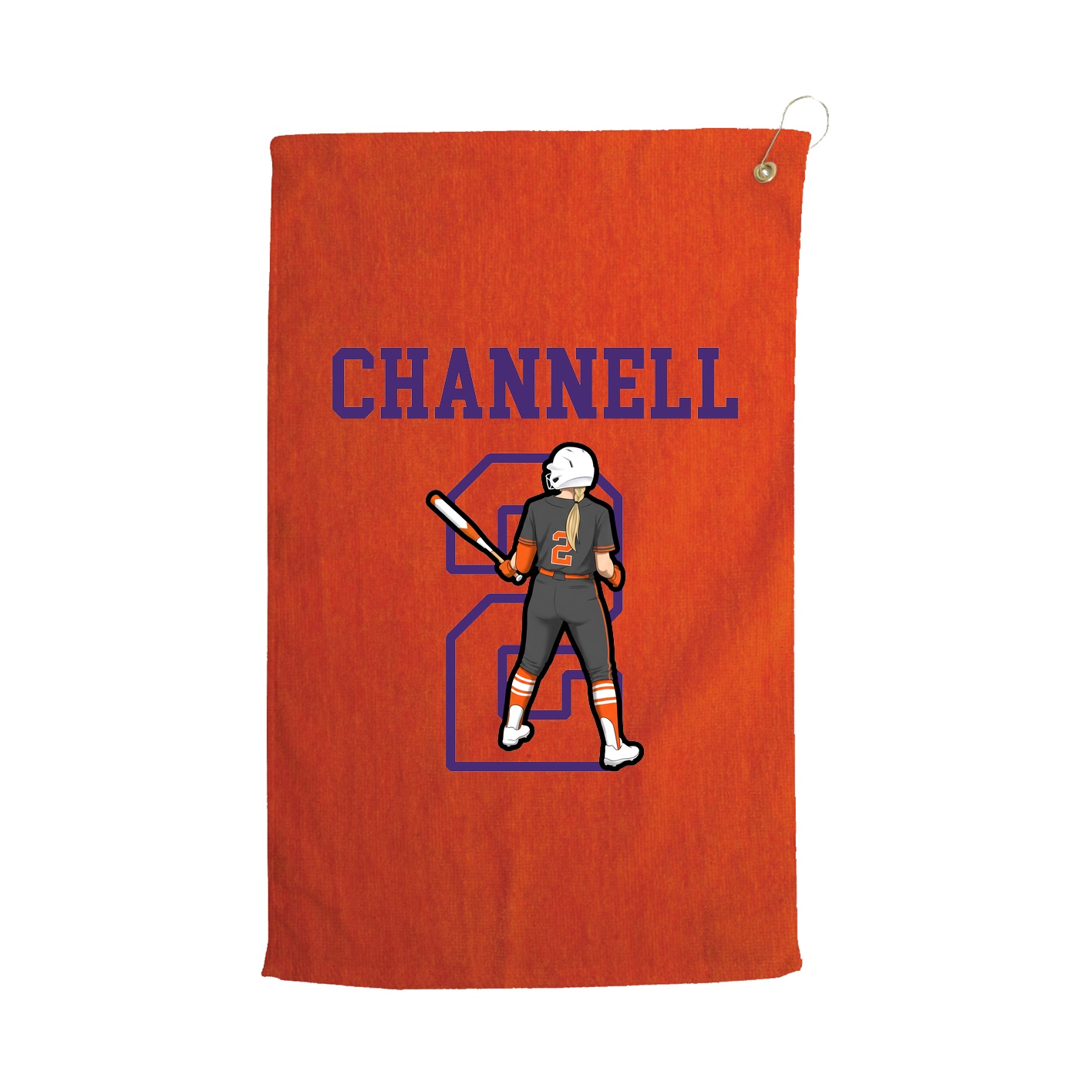 Golf Towel — Shirsey in Orange