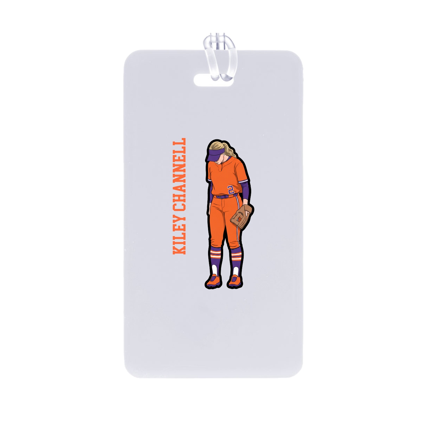 Bag Tag — Name Vertical in Classic