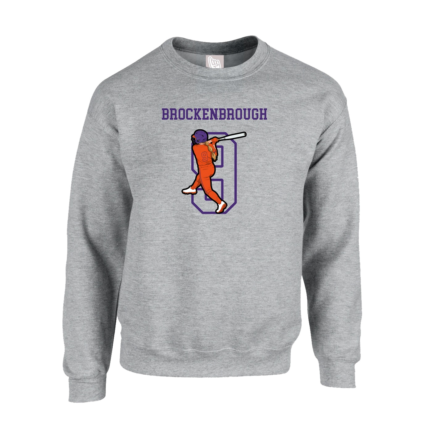 Fleece Crew — Shirsey in Grey