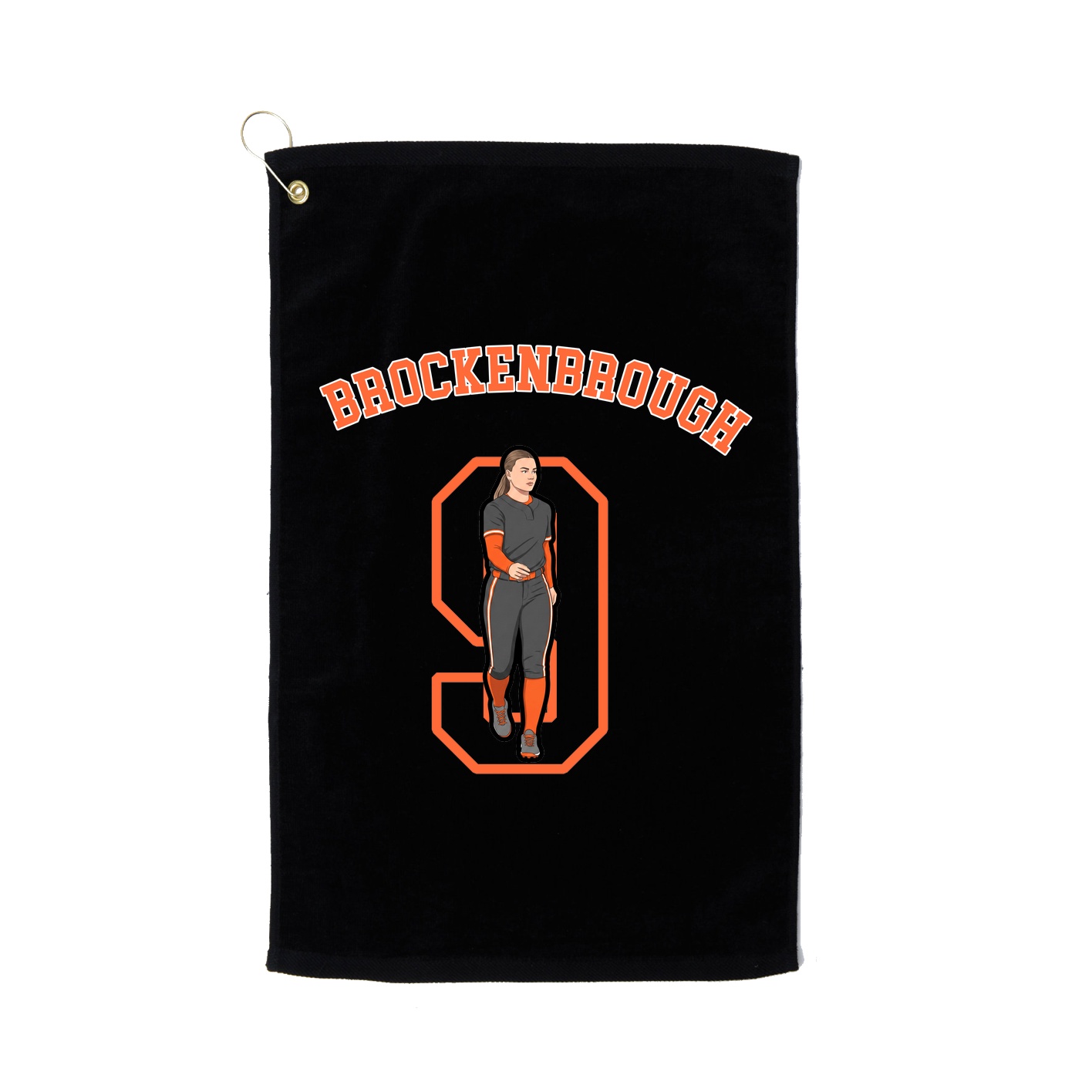 Golf Towel — Shirsey Arch in Black