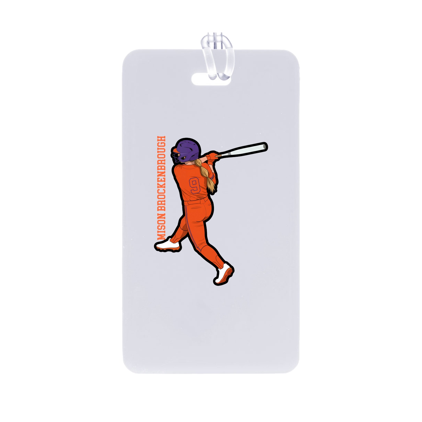 Bag Tag — Name Vertical in Classic