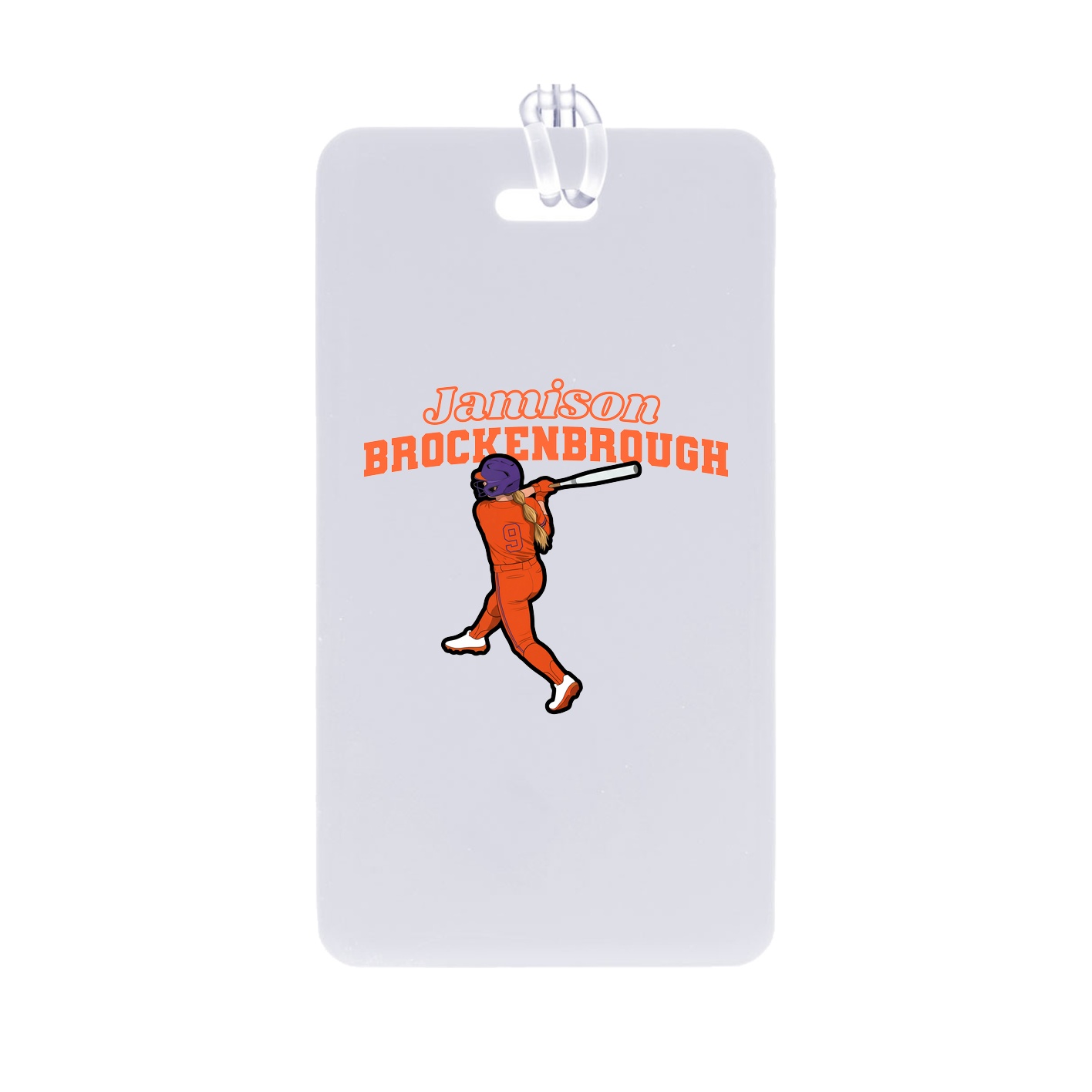 Bag Tag — Name Arch in Classic
