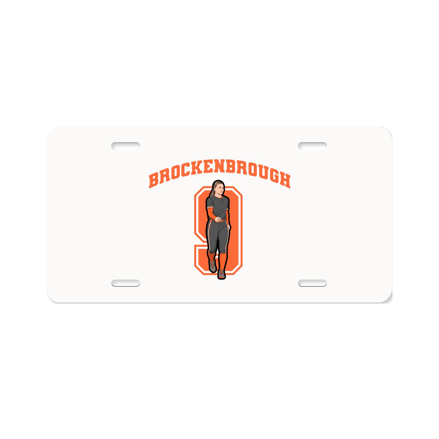 License Plate — Number in Classic