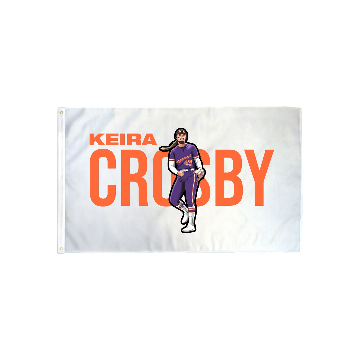 3x5 Flag — Player Name in Classic