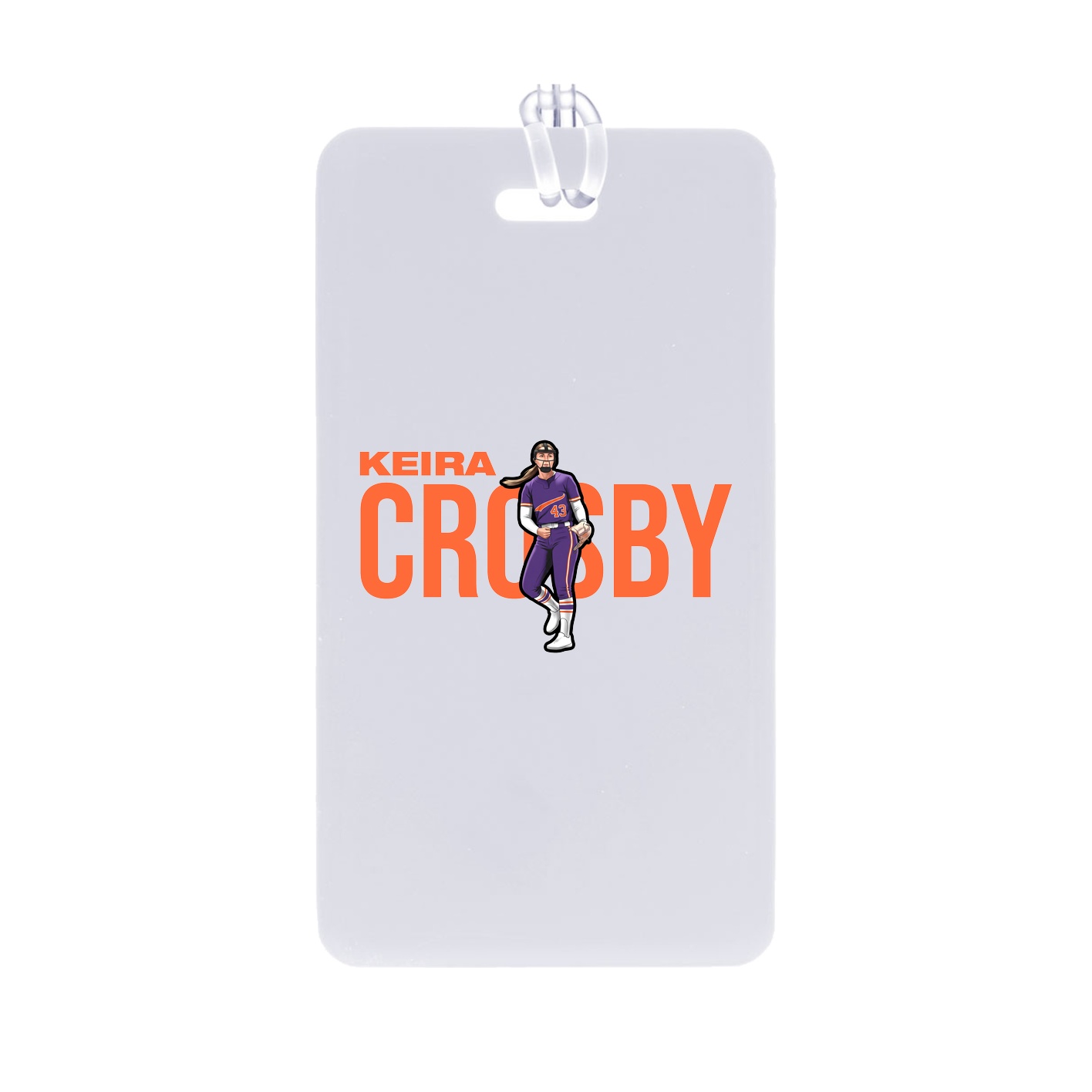 Bag Tag — Player Name in Classic