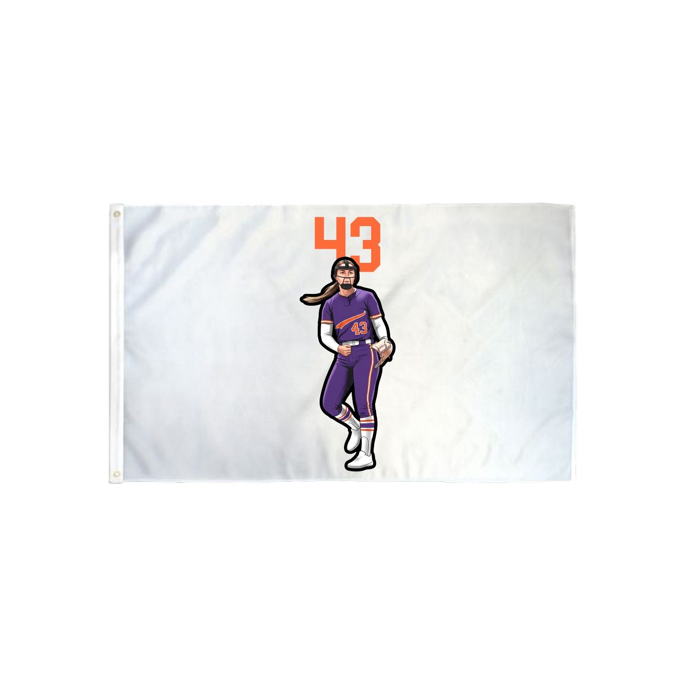 3x5 Flag — Number Top in Classic
