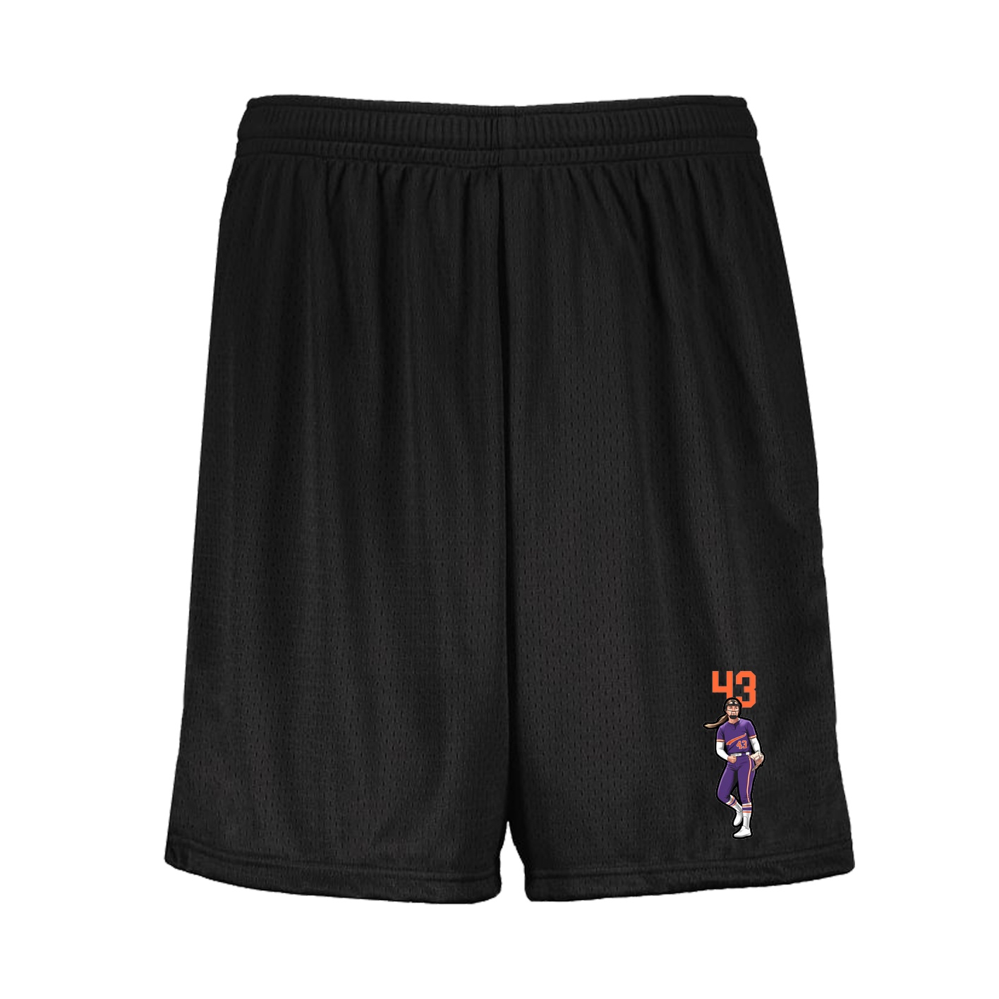 Shorts — Number Top in Black