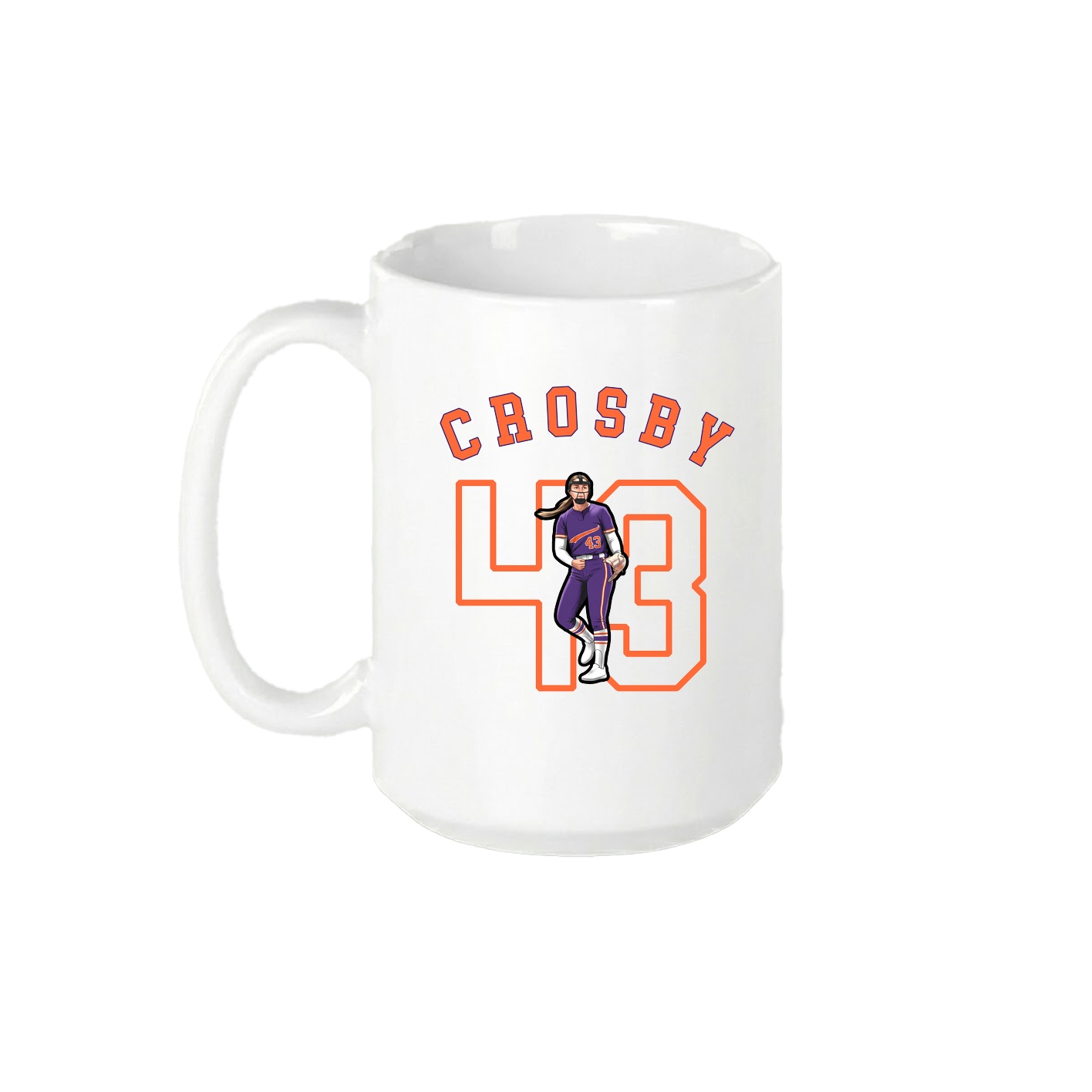 15oz Coffee Mug — Shirsey Arch in White