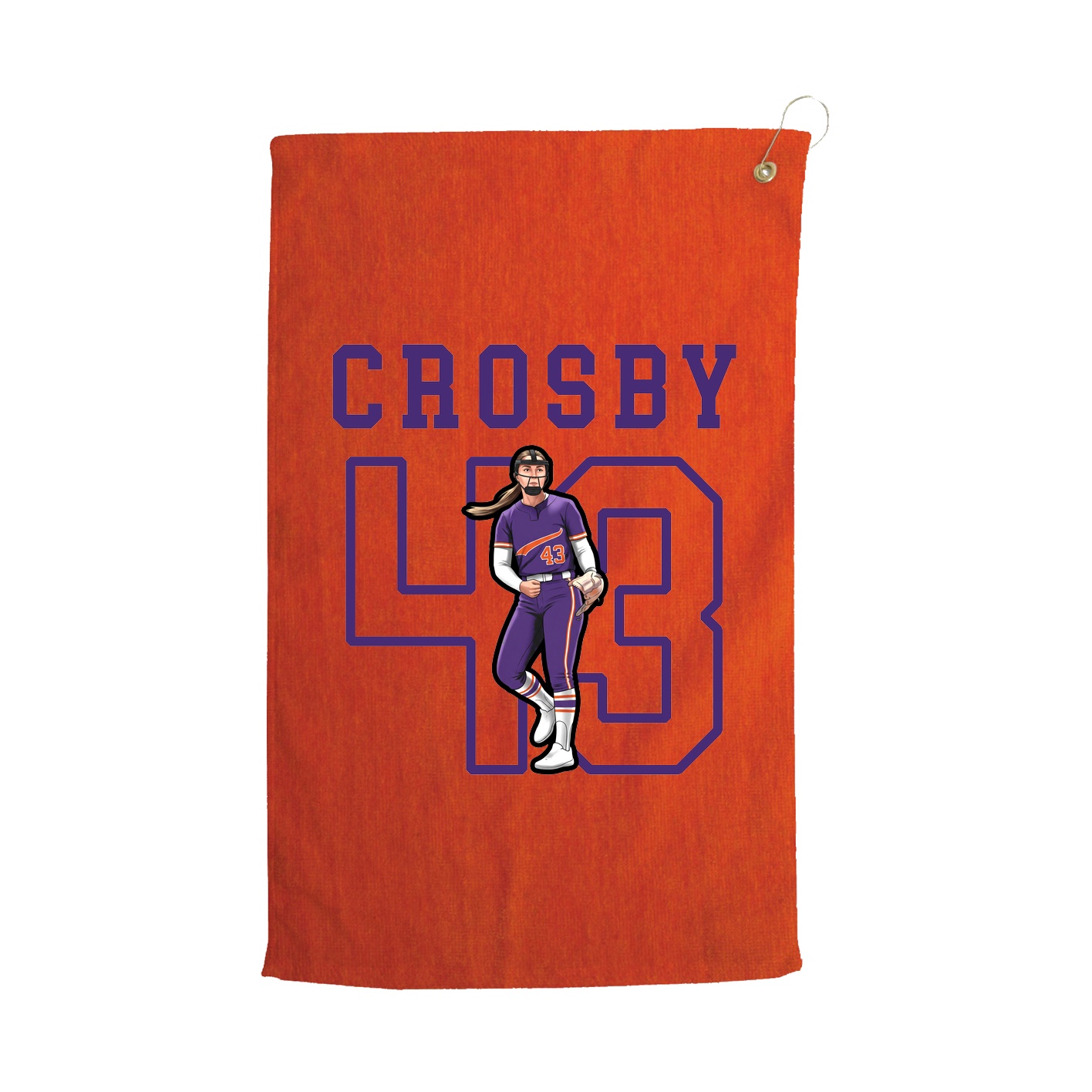 Golf Towel — Shirsey in Orange