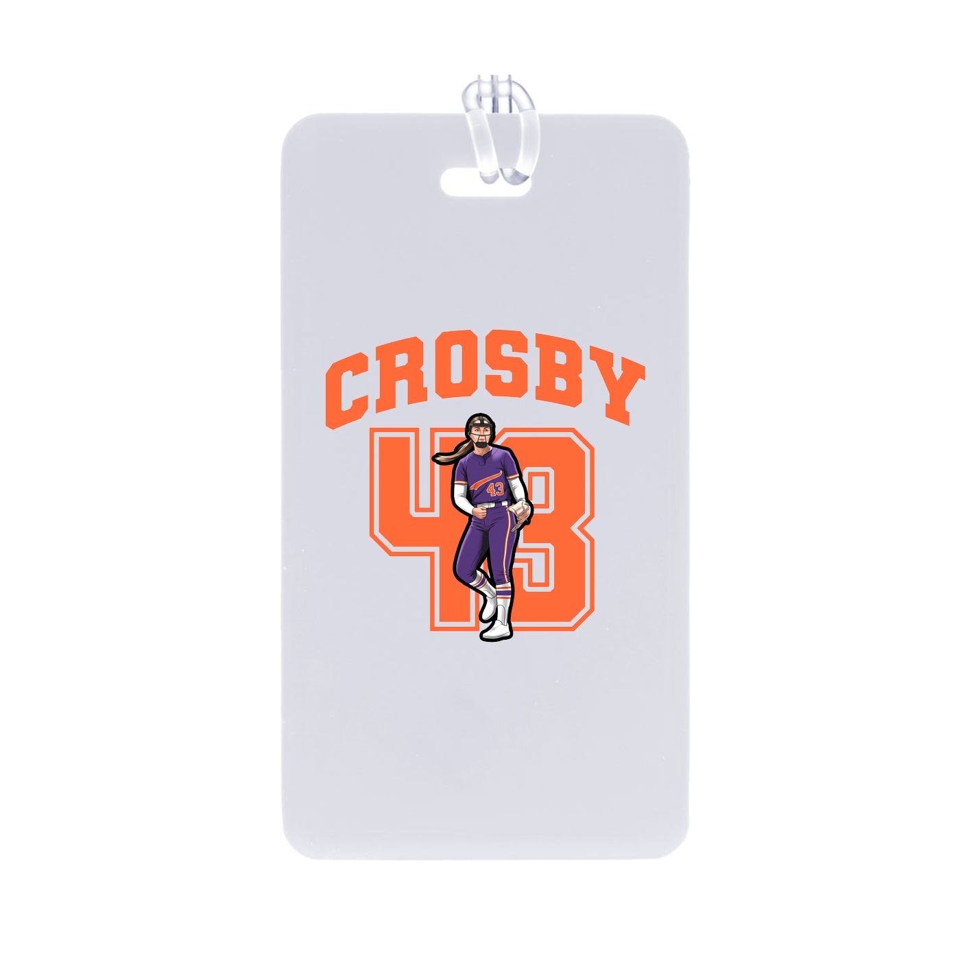 Bag Tag — Number in Classic