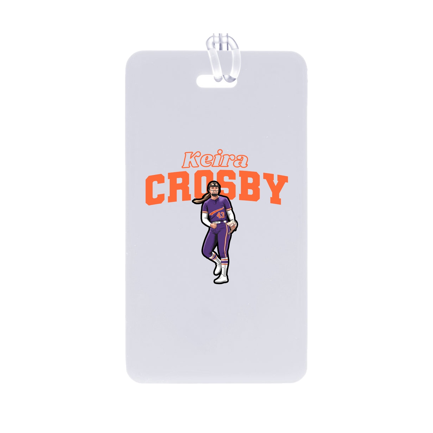 Bag Tag — Name Arch in Classic