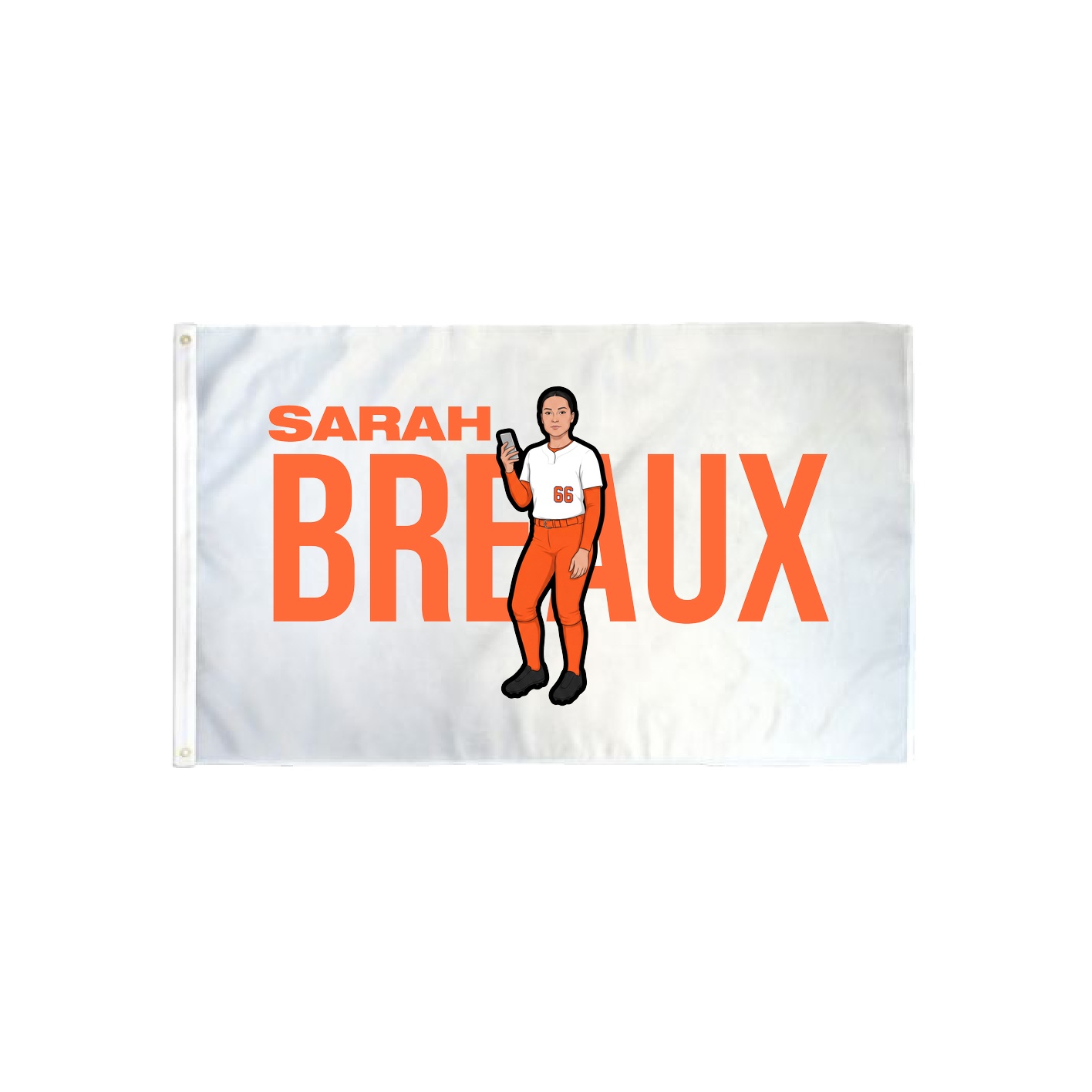 3x5 Flag — Player Name in Classic