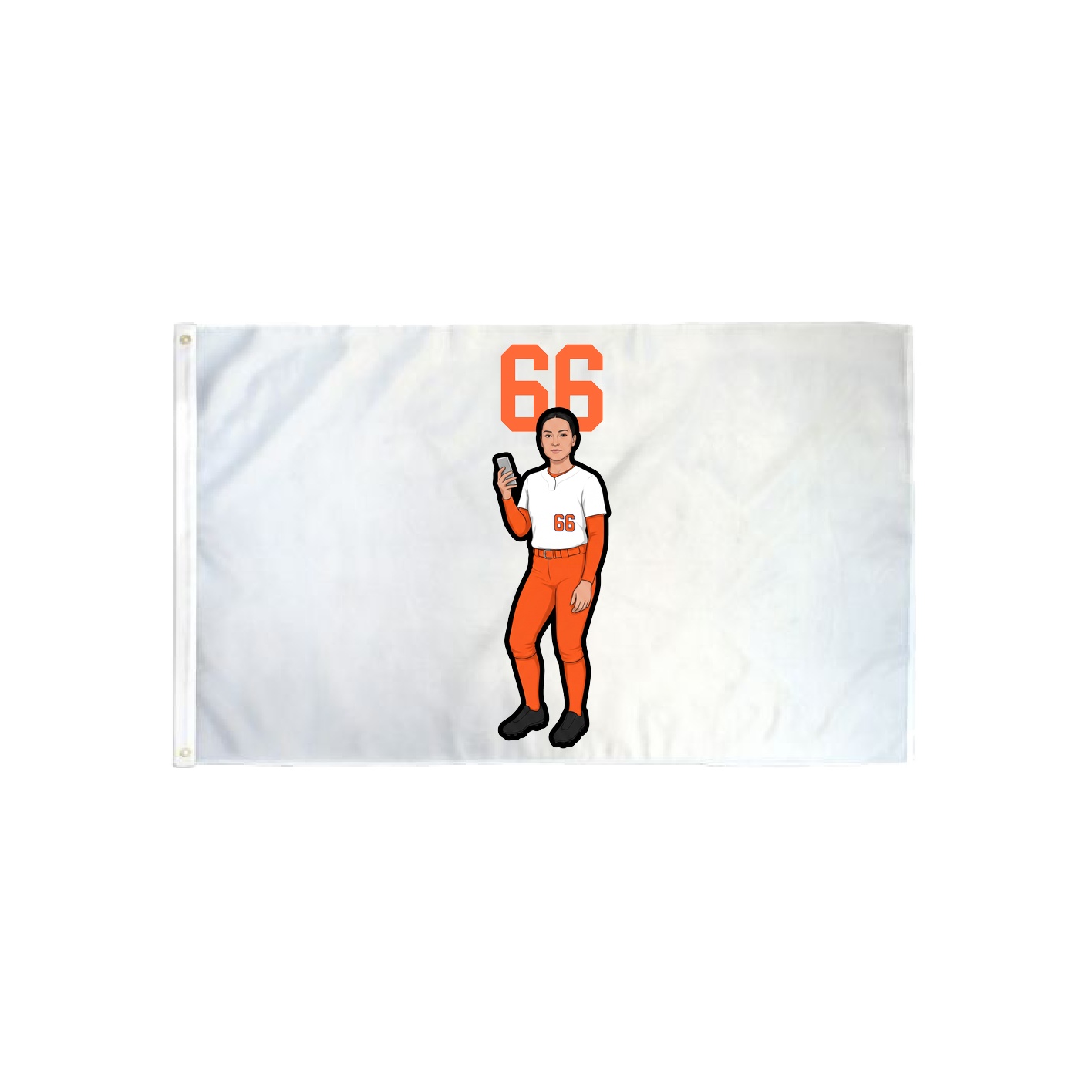 3x5 Flag — Number Top in Classic