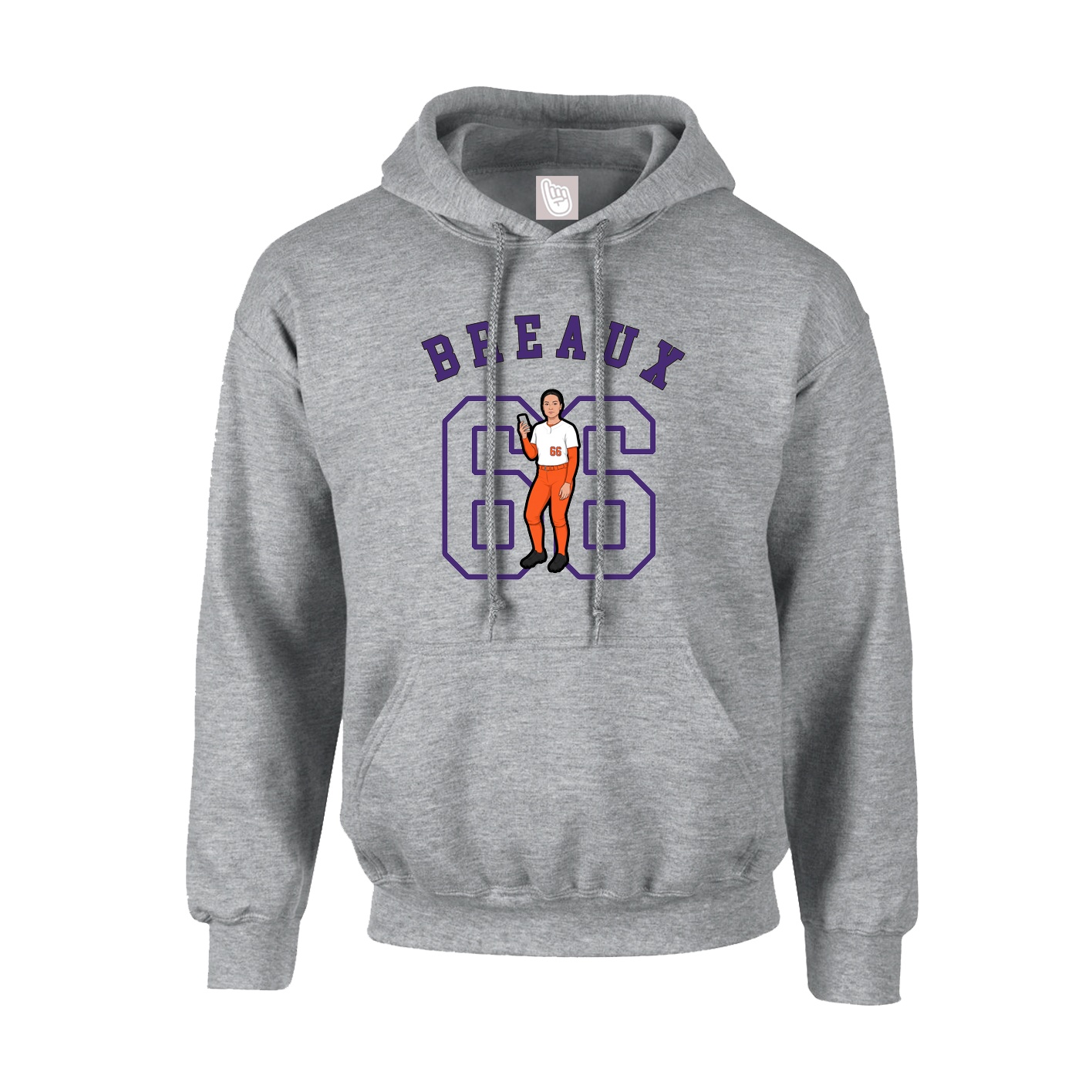 Youth Hoodie — Shirsey Arch in Grey