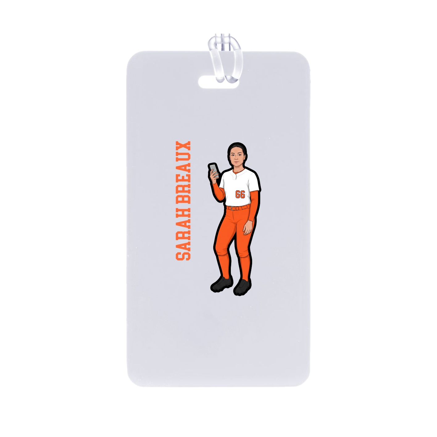 Bag Tag — Name Vertical in Classic