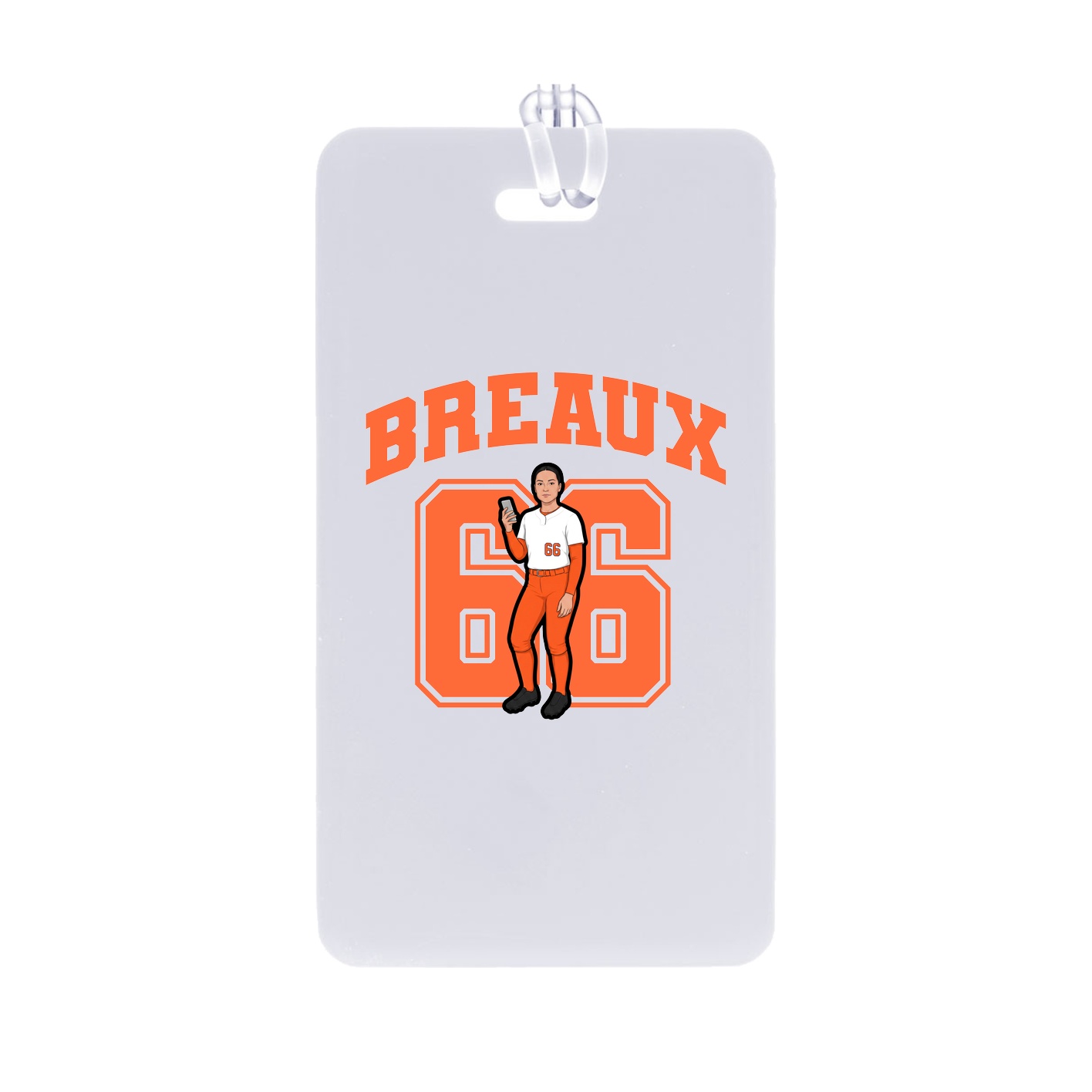 Bag Tag — Number in Classic