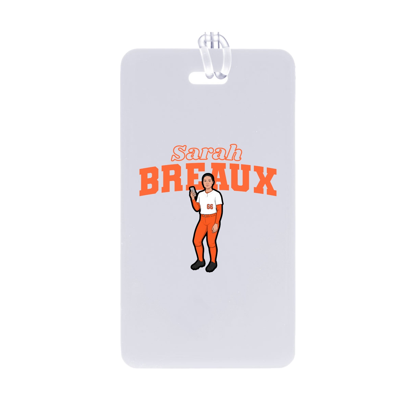 Bag Tag — Name Arch in Classic