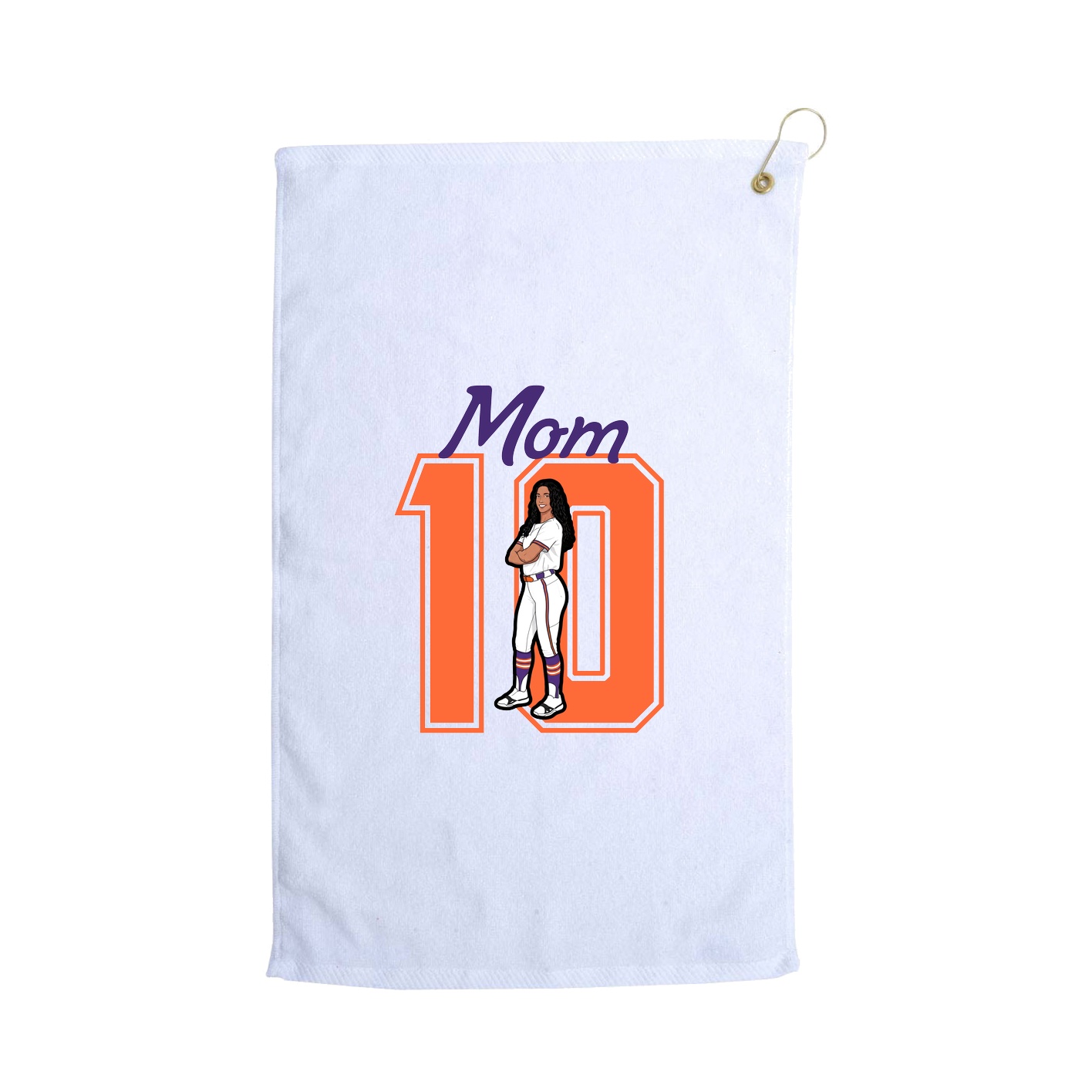 Golf Towel — Mothers Day Shirsey in White