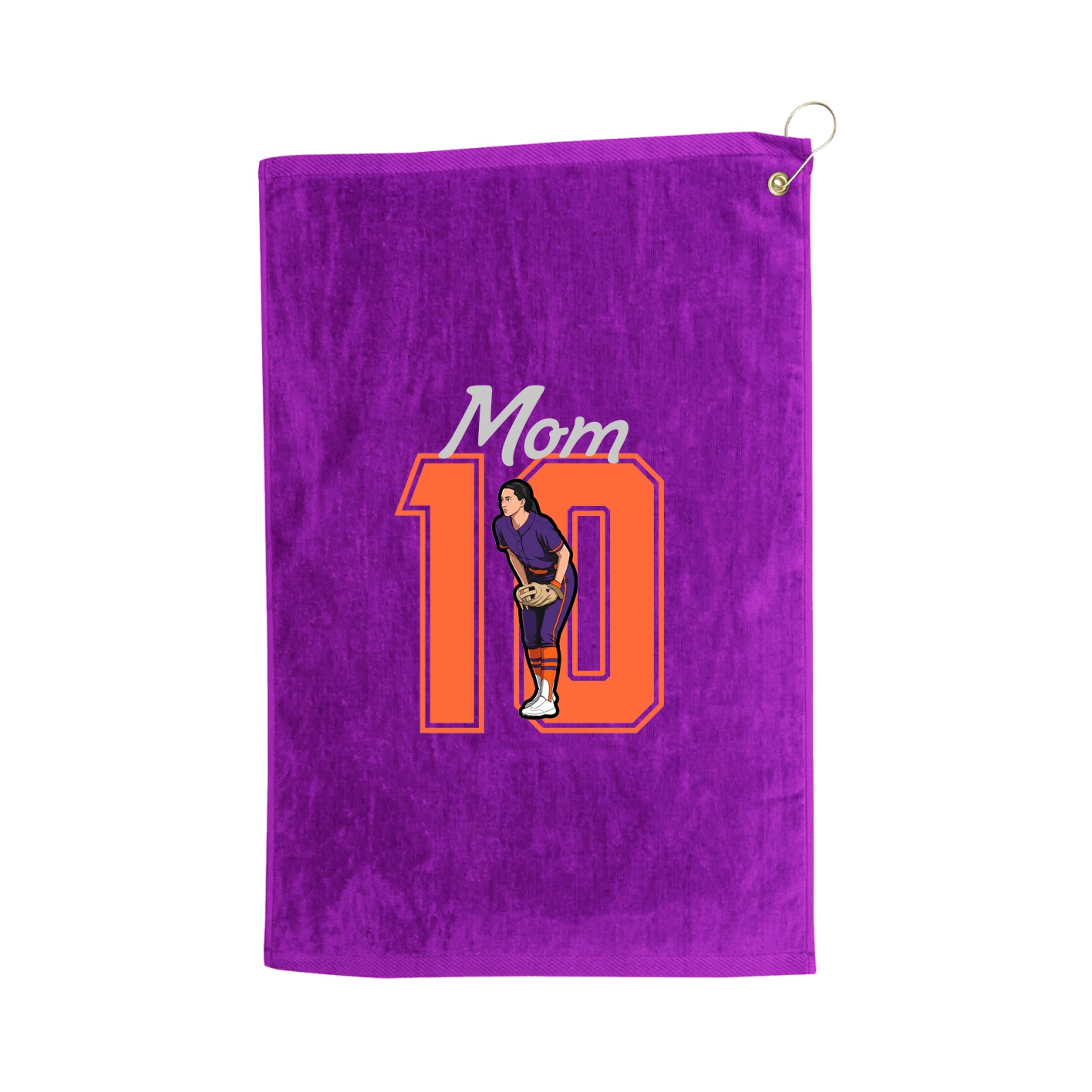 Golf Towel — Mothers Day Shirsey in Purple