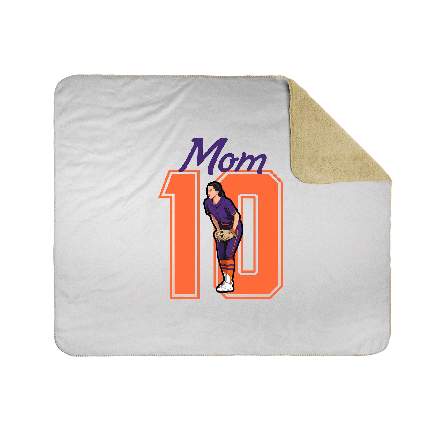 Throw Blanket — Mothers Day Shirsey in White