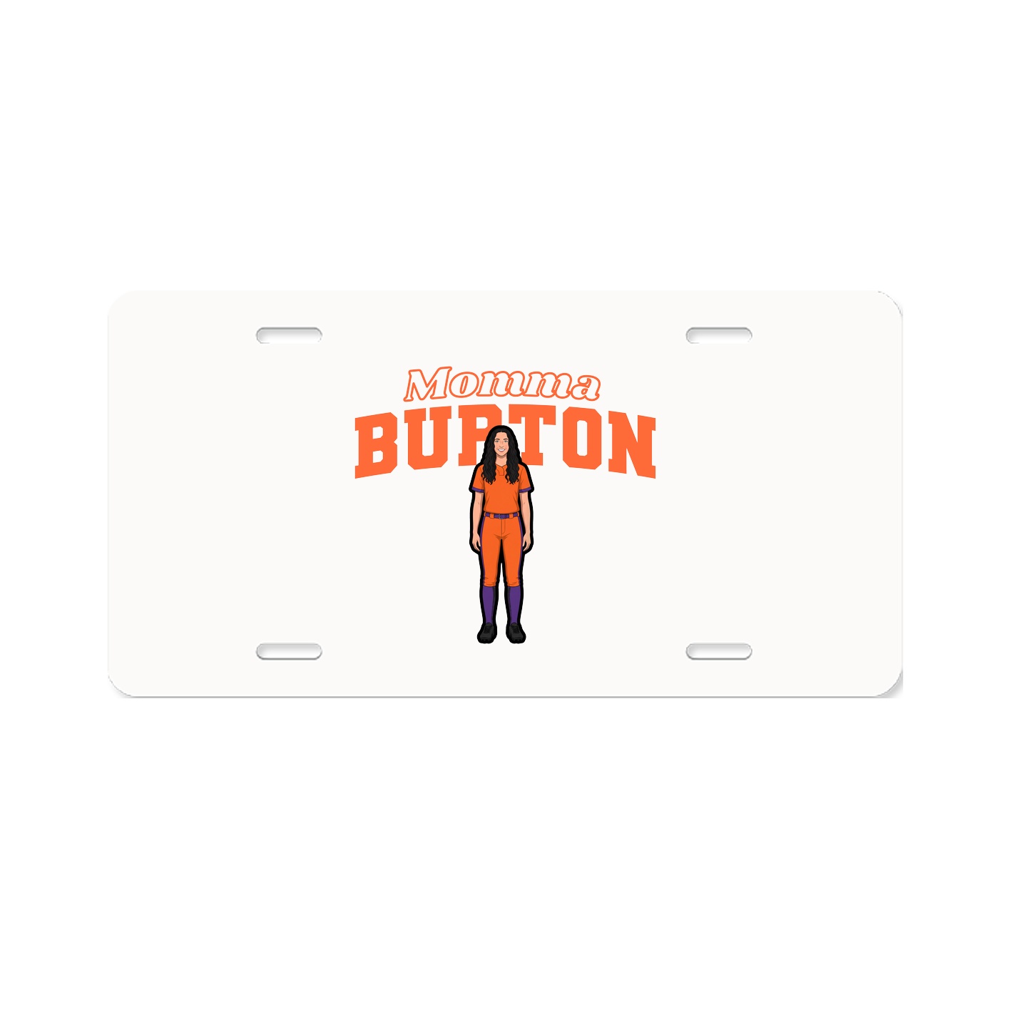 License Plate — Mothers Day Block in Classic