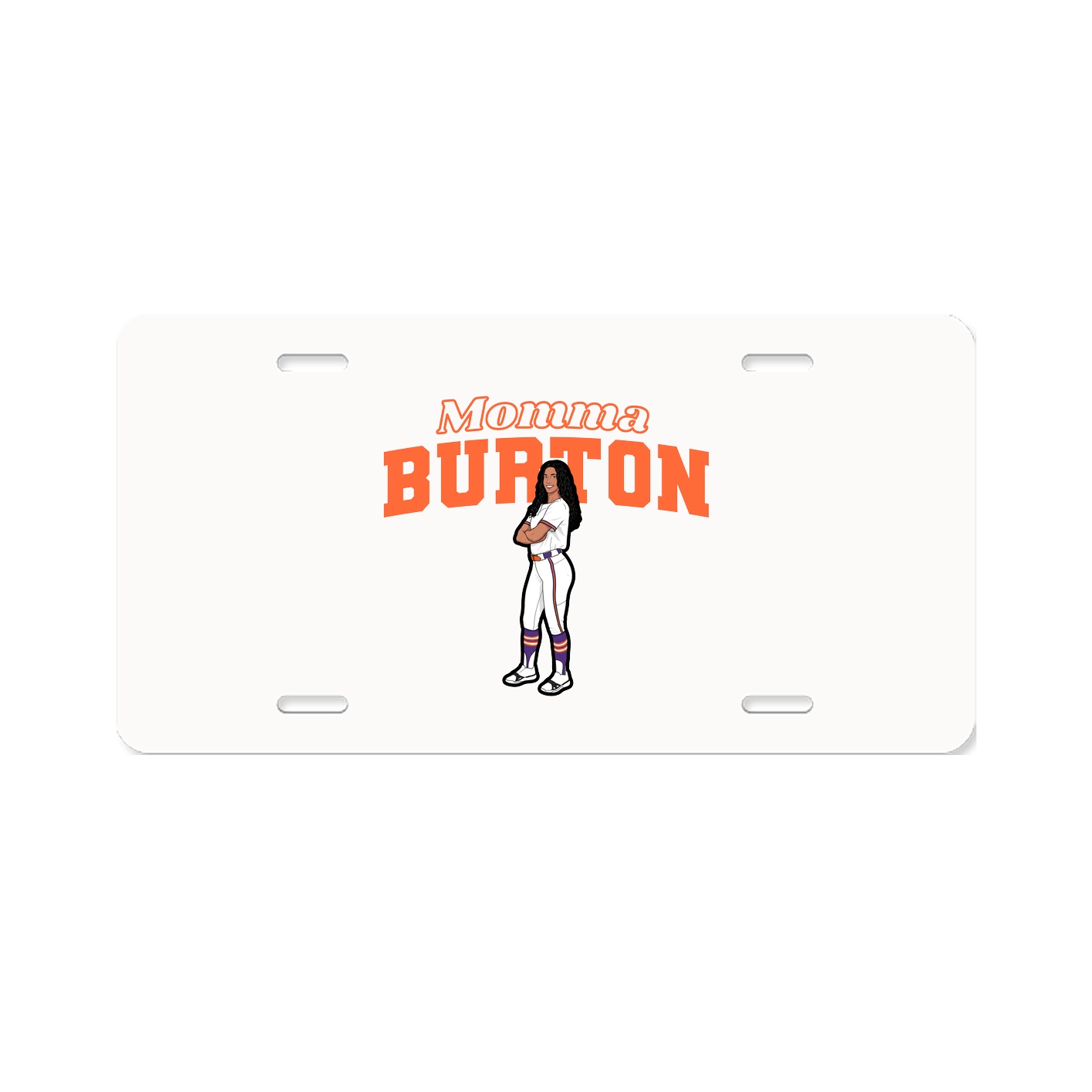 License Plate — Mothers Day Block in Classic